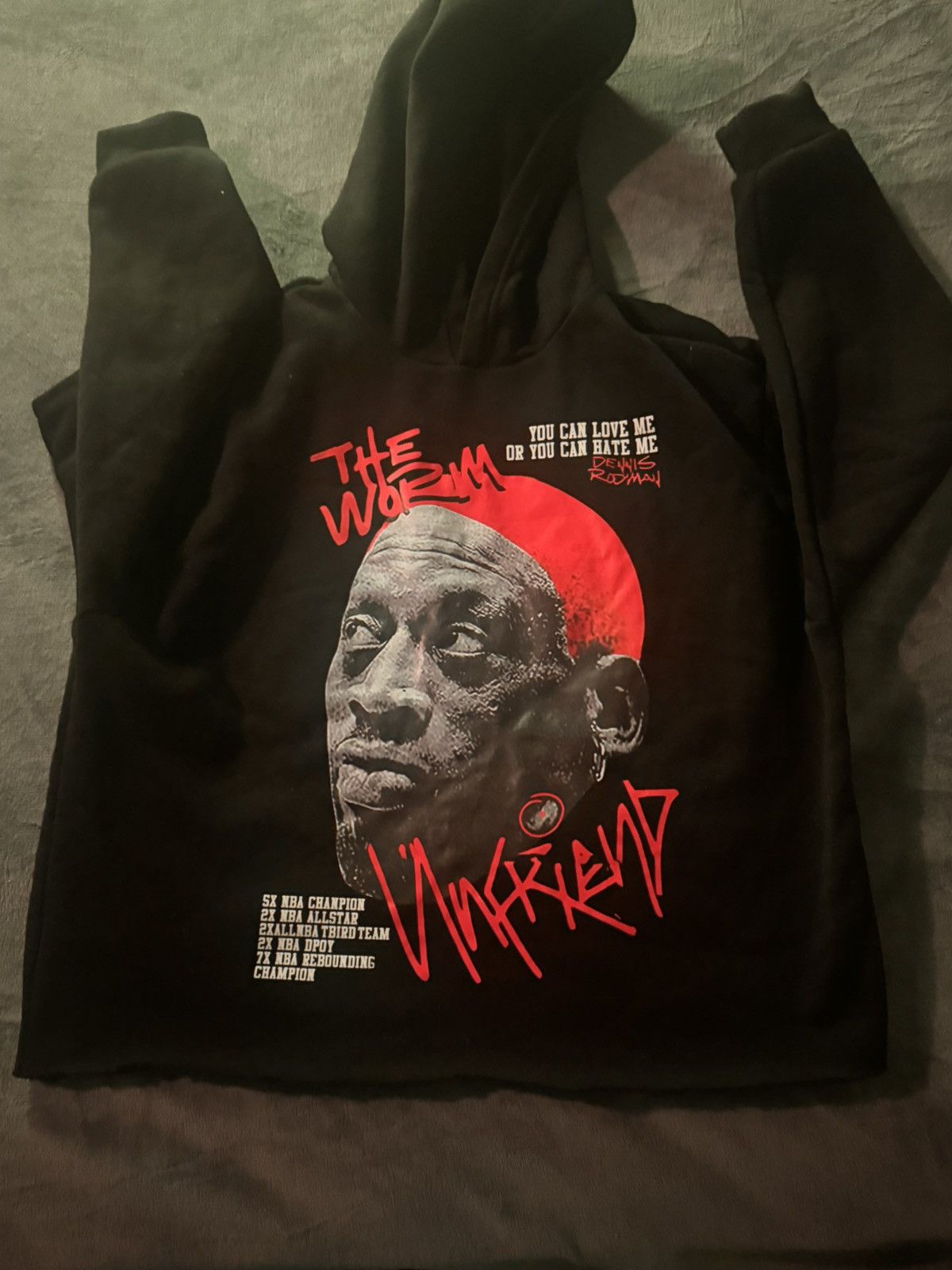 Other Dennis Rodman crop hoodie Rare Size US L / EU 52-54 / 3 - 1 Thumbnail