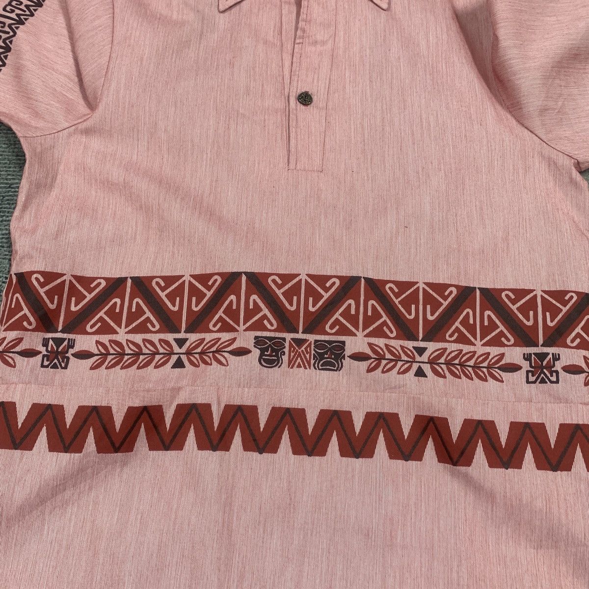 IOLANI Vtg 60's McInerny Iolani Tiki Hawaiian Shirt Size US S / EU 44-46 / 1 - 7 Thumbnail