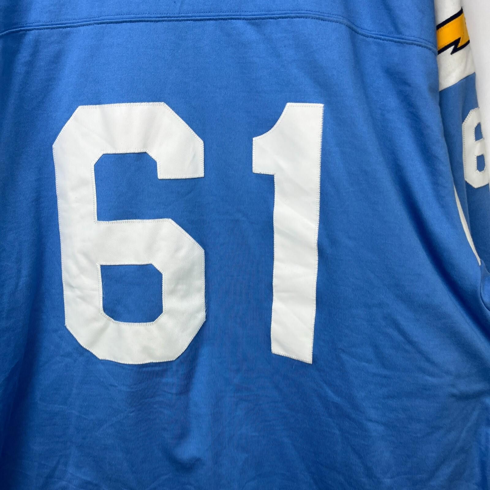 Other VINTAGE LOS ANGELES CHARGERS 1961 NFL THROWBACK JERSEY 3XL Size ONE SIZE - 9 Thumbnail