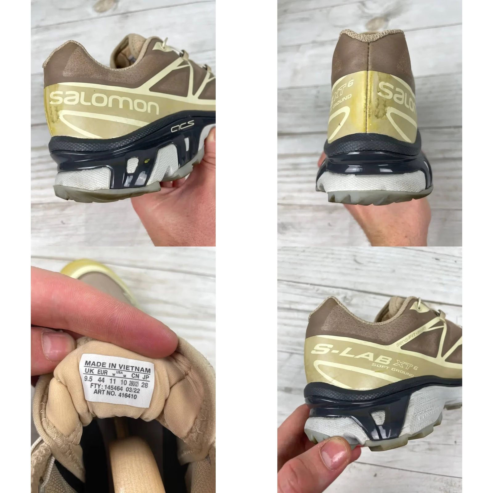 Salomon Salomon XT-6 Sneaker Men Size US 10 Beige Nike? Size US 10 / EU 43 - 9 Thumbnail