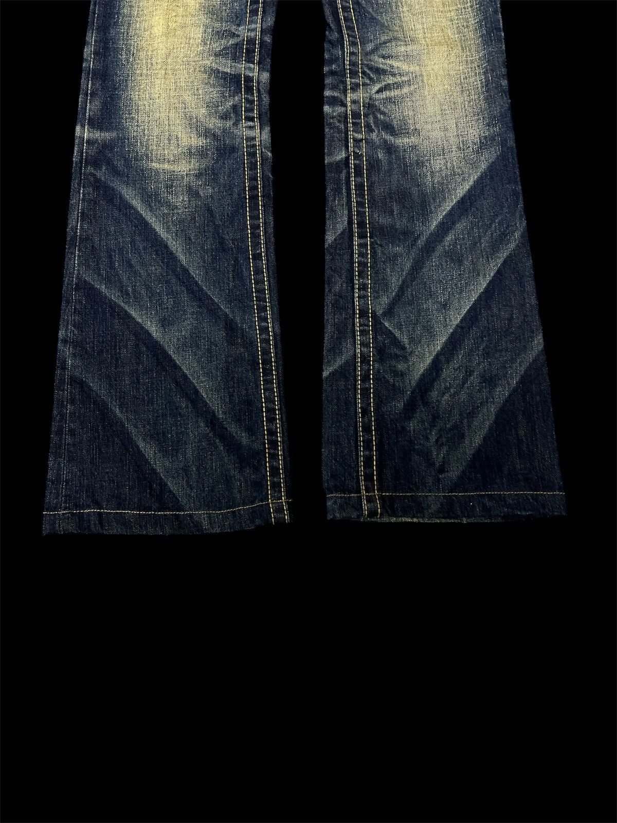 Japanese Brand × Jean FLARED‼️LOLITA RUSTY DISTRESSED DENIM PANT Size US 28 / EU 44 - 6 Thumbnail