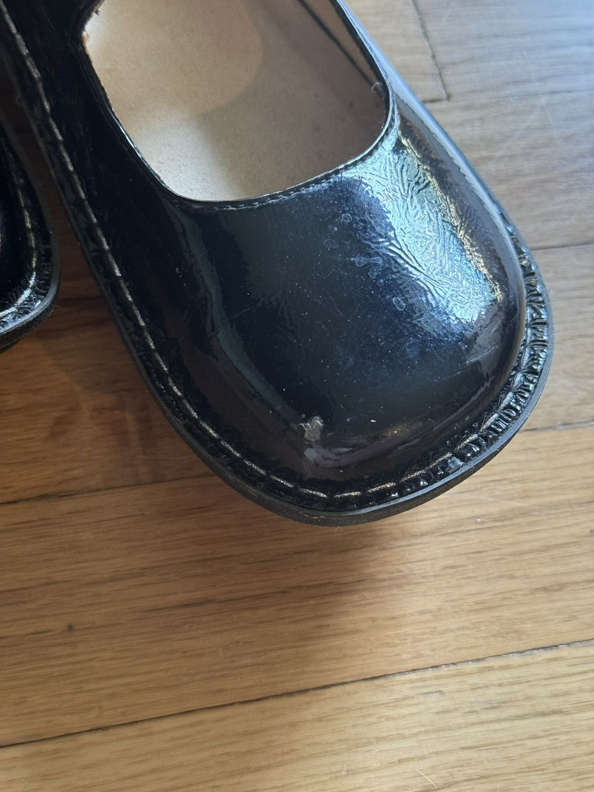 Other Womens Alegria Black Paloma Leather Mary Jane Shoes US 9 Size US 9 / IT 39 - 5 Thumbnail