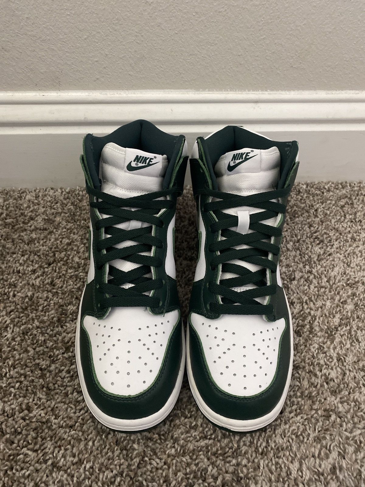 Nike Dunk High Spartan Green Size US 9.5 / EU 42-43 - 3 Thumbnail