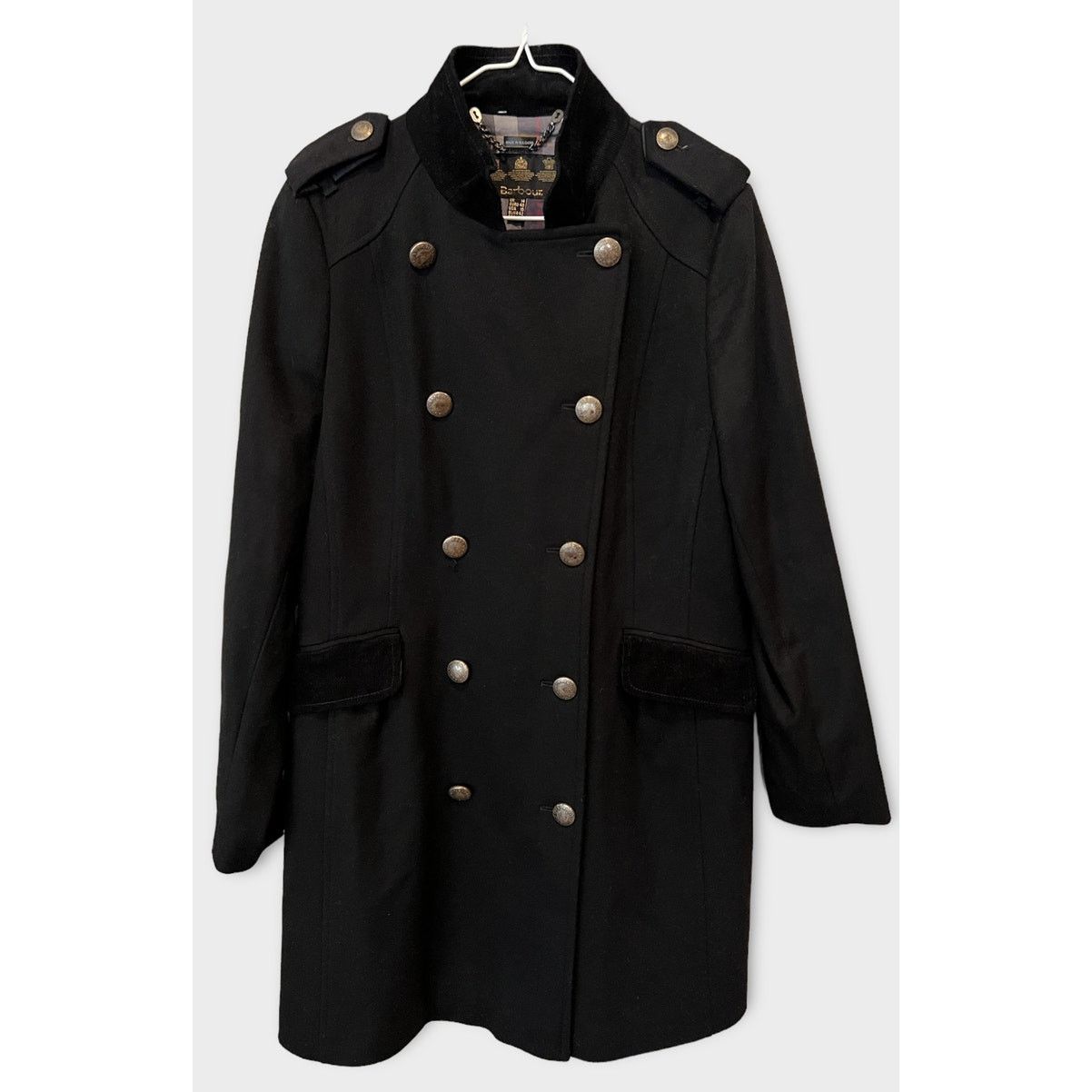 Barbour Barbour 'Commander' Mixed Wool Coat Size US/10 Size L / US 10 / IT 46 - 2 Thumbnail
