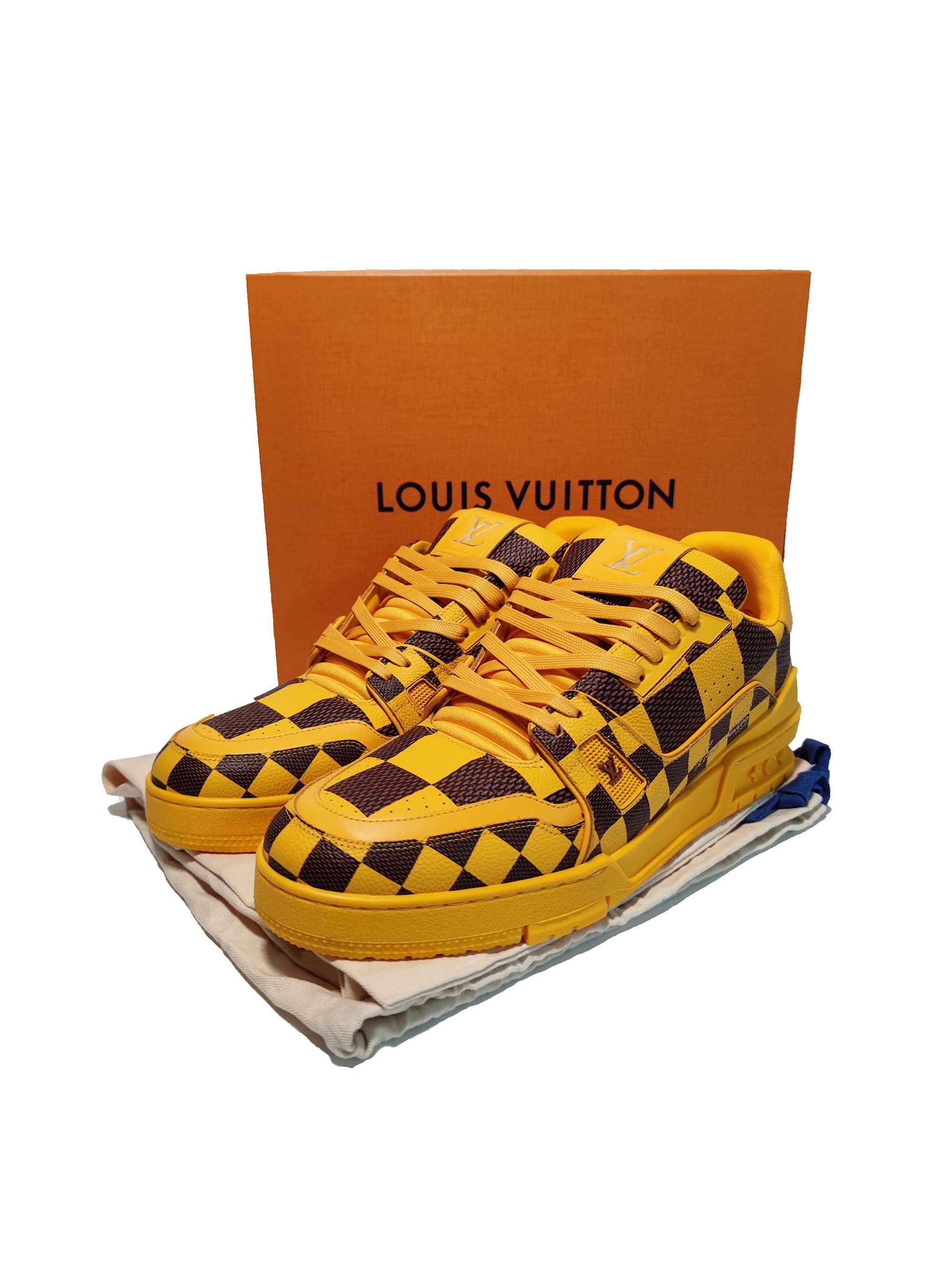 Louis Vuitton × Pharrell Louis Vuitton LV Trainer Damier Size US 10 / EU 43 - 1 Thumbnail