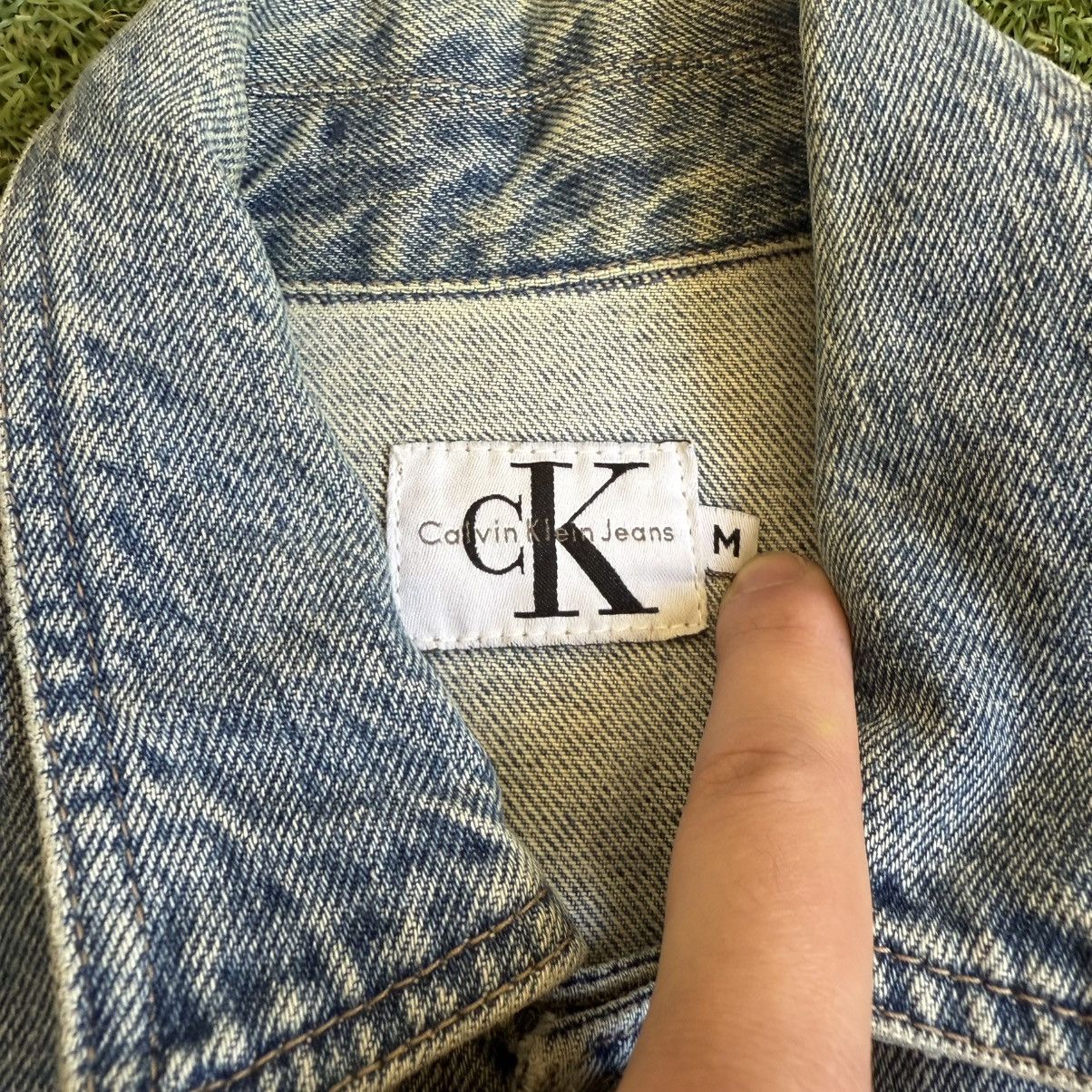 Calvin Klein Vintage Calvin Klein Denim Jacket Mens M Oversized Fits L Size US M / EU 48-50 / 2 - 6 Thumbnail