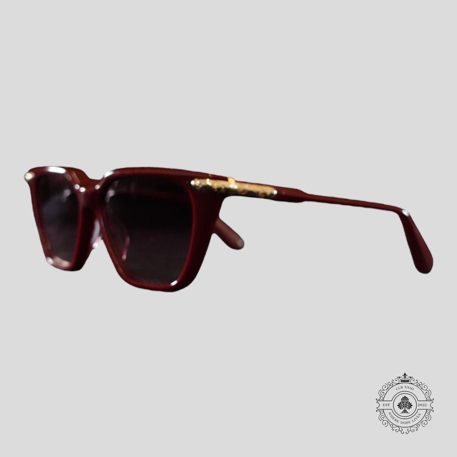 Chrome Hearts Chrome Hearts Stifflins Glasses in Red/Gold Size ONE SIZE - 1 Thumbnail