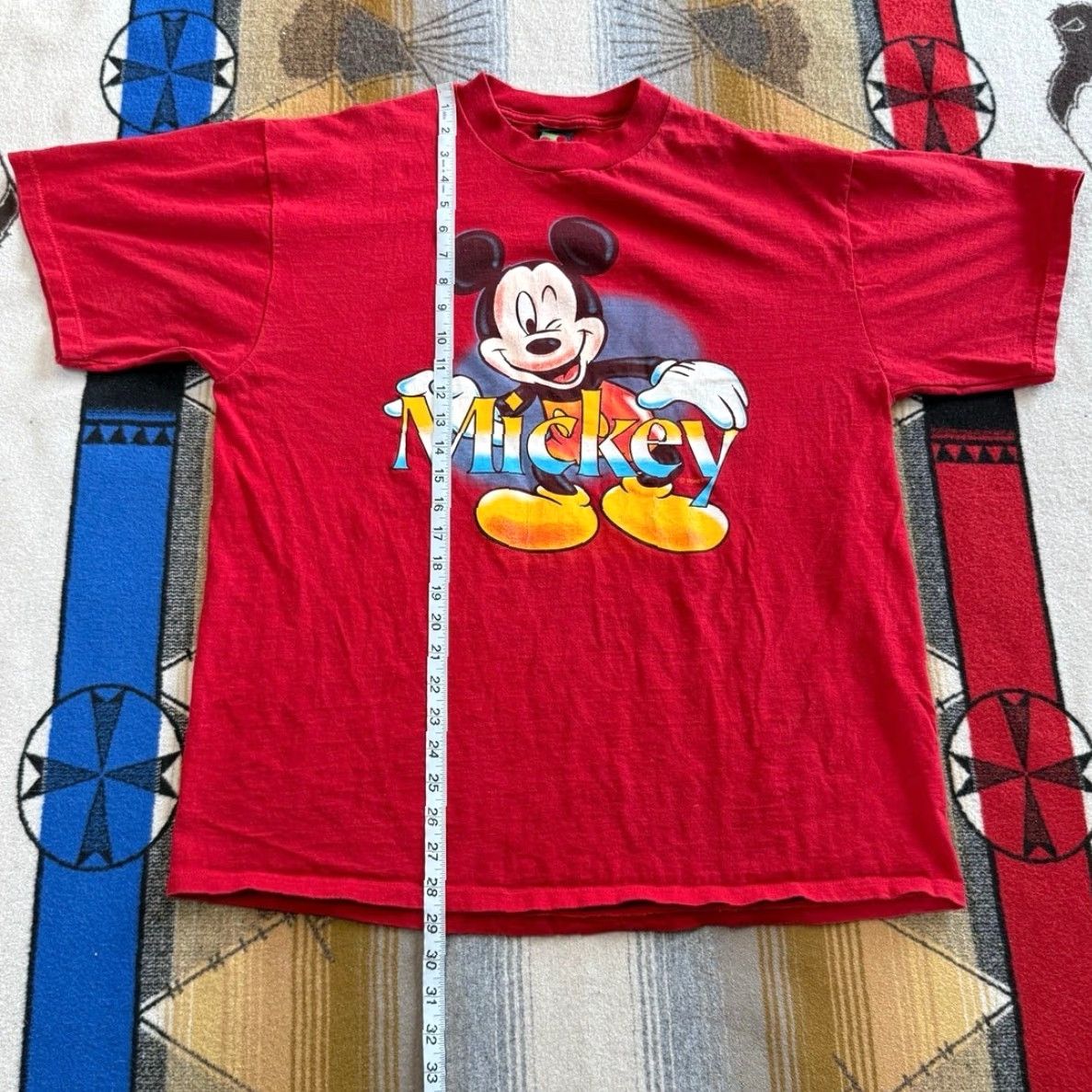 Mickey Unlimited VINTAGE Mickey Unlimited Cartoon T-Shirt XL Men Red 90s Disney Mickey Mouse Short Sleeve Shirt Mens Size US XL / EU 56 / 4 - 5 Thumbnail