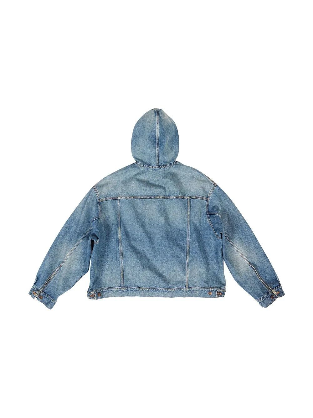 Balenciaga o1s1wg110525 Pull-Over Jacket in Blue Size US XXL / EU 58 / 5 - 4 Thumbnail