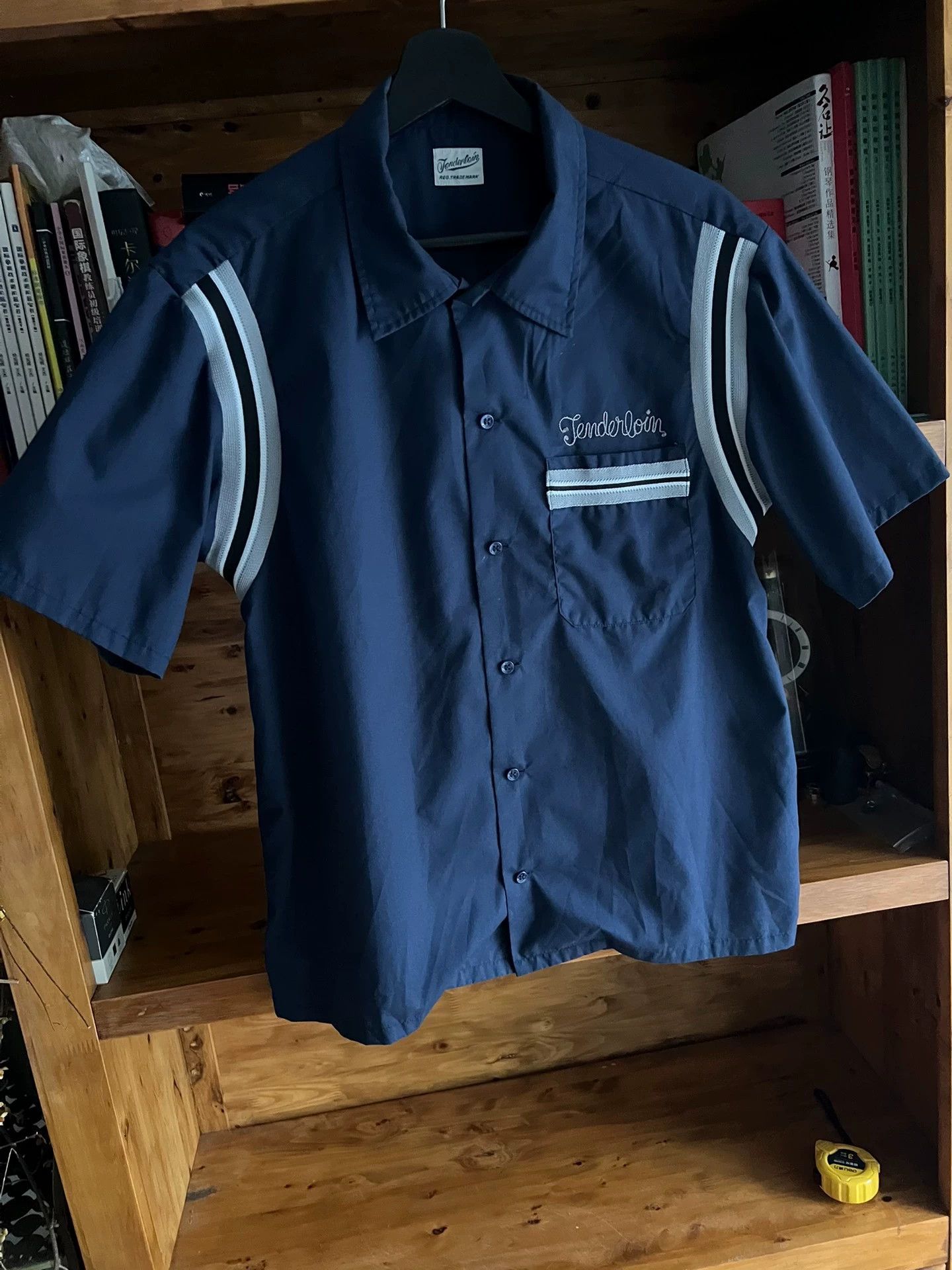 Tenderloin Tenderloin Japanese Indigo Cotton Bowler Shirt S (Fits L) Size US S / EU 44-46 / 1 - 2 Thumbnail