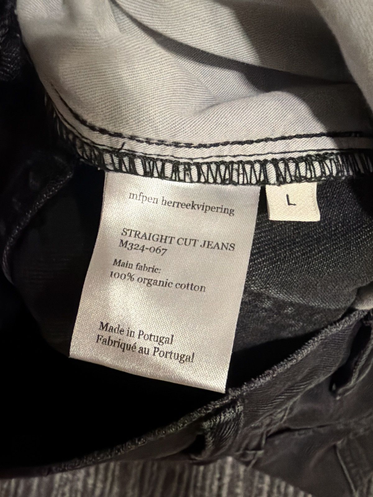 Mfpen Mfpen Straight Cut Jeans Size L Size US 34 / EU 50 - 2 Thumbnail