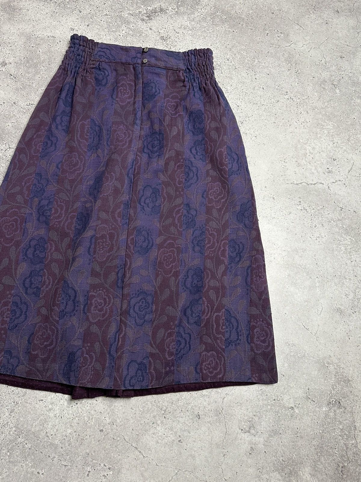 Gudrun Sjoden Cotton Floral Maxi Flared Skirt Women’s Size M