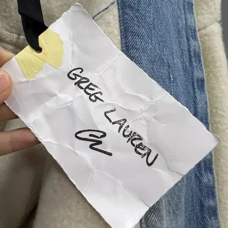 Greg Lauren greg lauren Wool cotton blend contrasting jacket 2506-Nexta Size US M / EU 48-50 / 2 - 4 Thumbnail