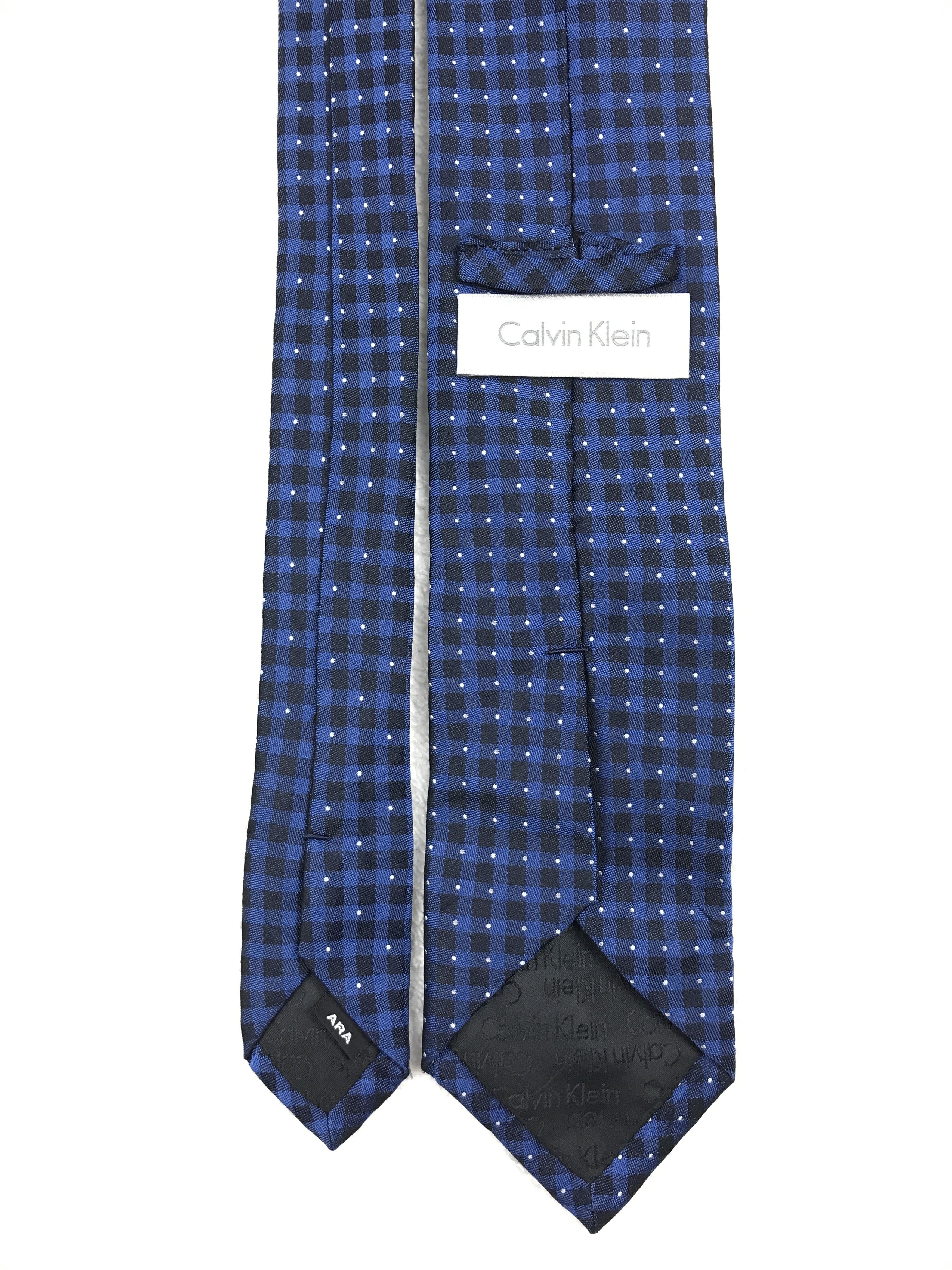 Calvin Klein × Designer × Vintage Vintage Calvin Klein Silk Necktie Size ONE SIZE - 4 Thumbnail