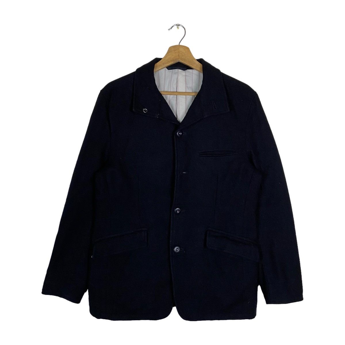 image of Vintage Comme Ca Ism By Five Foxes Co. Ltd Flat Button in Black, Men's (Size Medium)