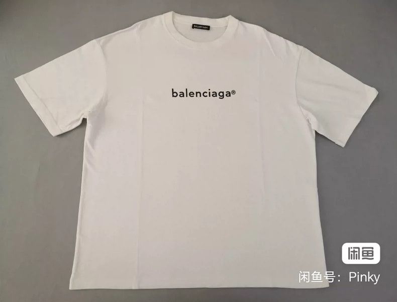 Balenciaga Balenciaga Short Sleeve T-Shirt, Size L, Almost New, Lette Size US L / EU 52-54 / 3 - 1 Thumbnail