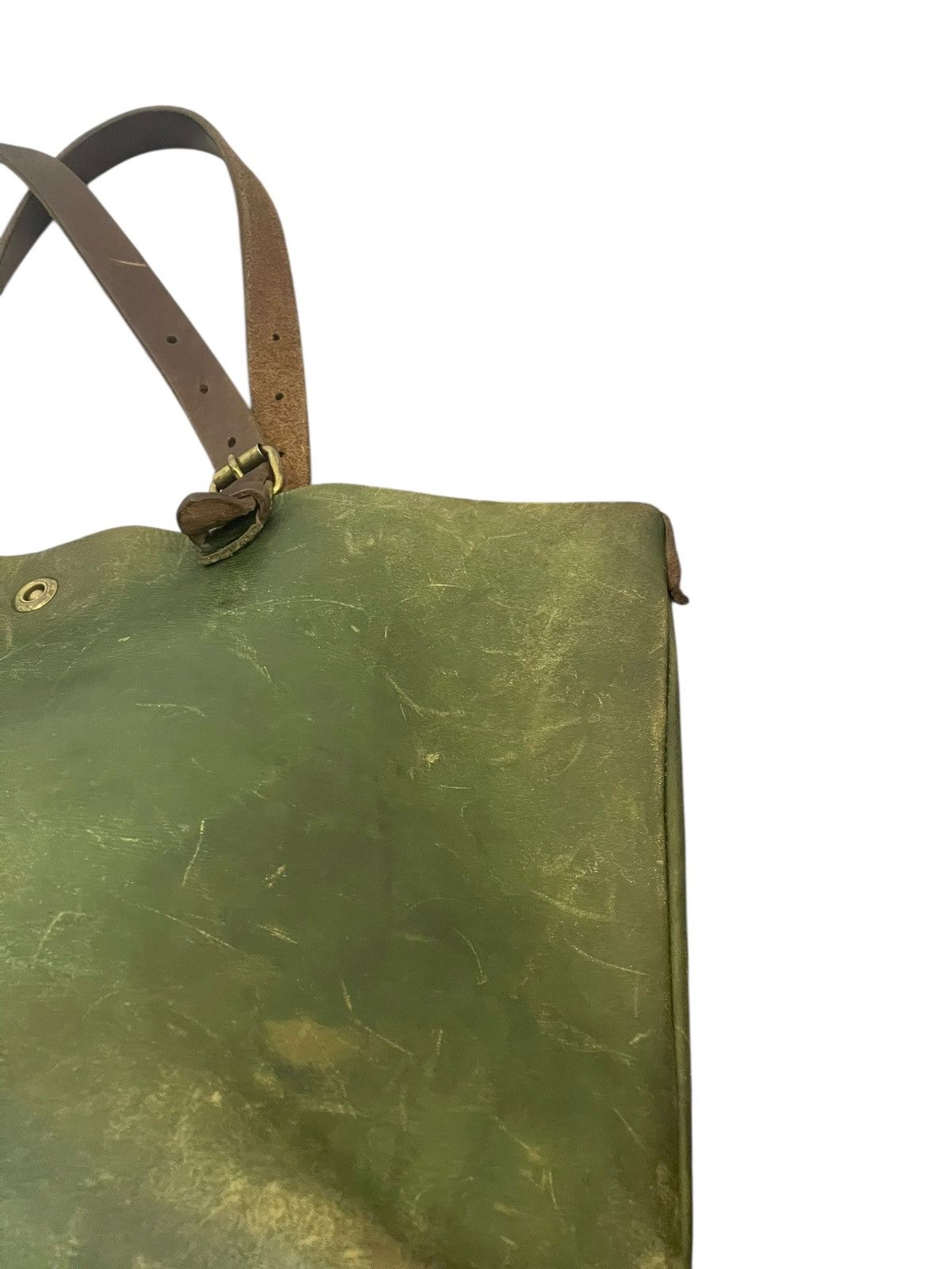 Genuine Leather Full Leather Patina Green Alto Japan Tote Shoulder Bag 2🟩1 Size ONE SIZE - 10 Thumbnail