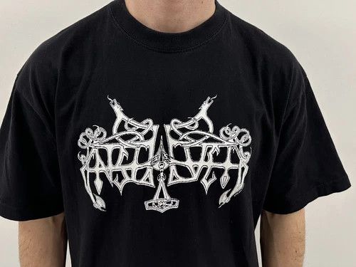 Vintage Vintage 2000s Enslaved 2004 T-Shirt Tee Band Norwegian Metal Size US XL / EU 56 / 4 - 4 Thumbnail