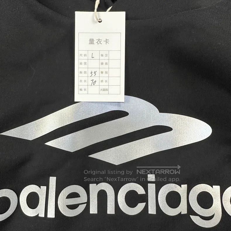 Balenciaga Balenciaga Ski Hoodie with Reflective Logo and Fleece Lini Size US S / EU 44-46 / 1 - 9 Thumbnail
