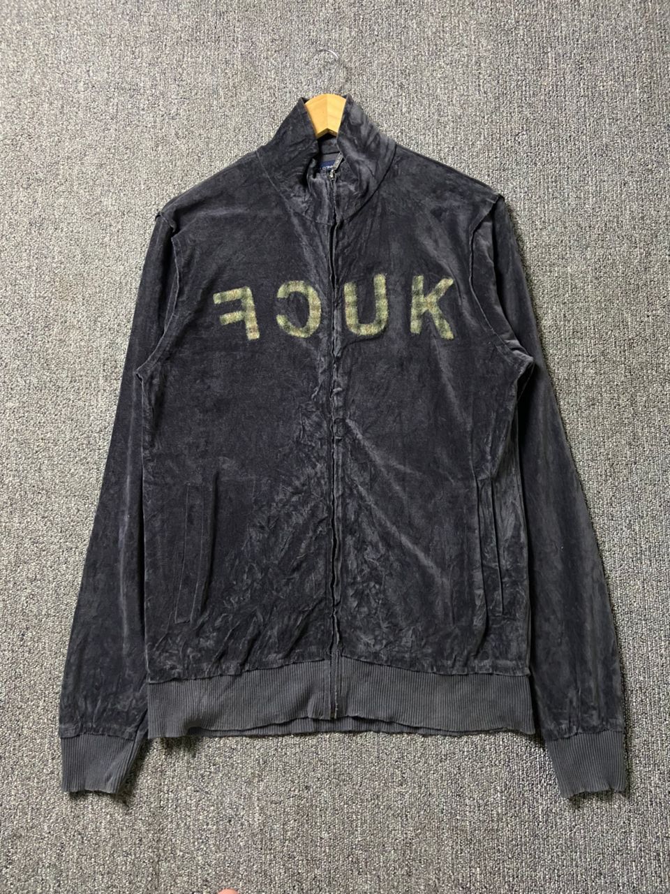 Japanese Brand French Connection FCUK Zip Up Jumper (190) Size US S / EU 44-46 / 1 - 1 Thumbnail