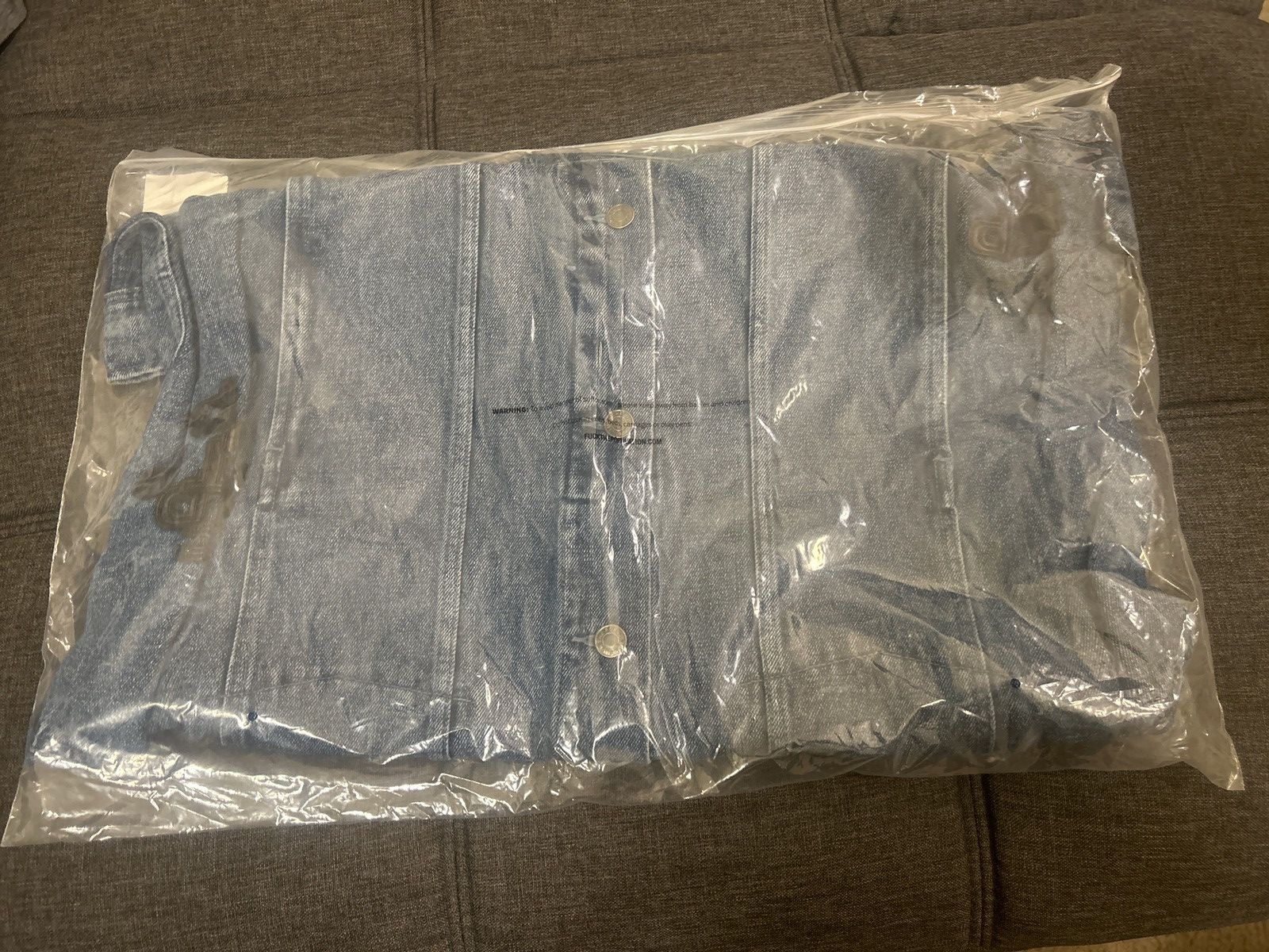 Fuck The Population FTP Cross Logo Denim Trucker Jacket Indigo Size US XL / EU 56 / 4 - 4 Thumbnail