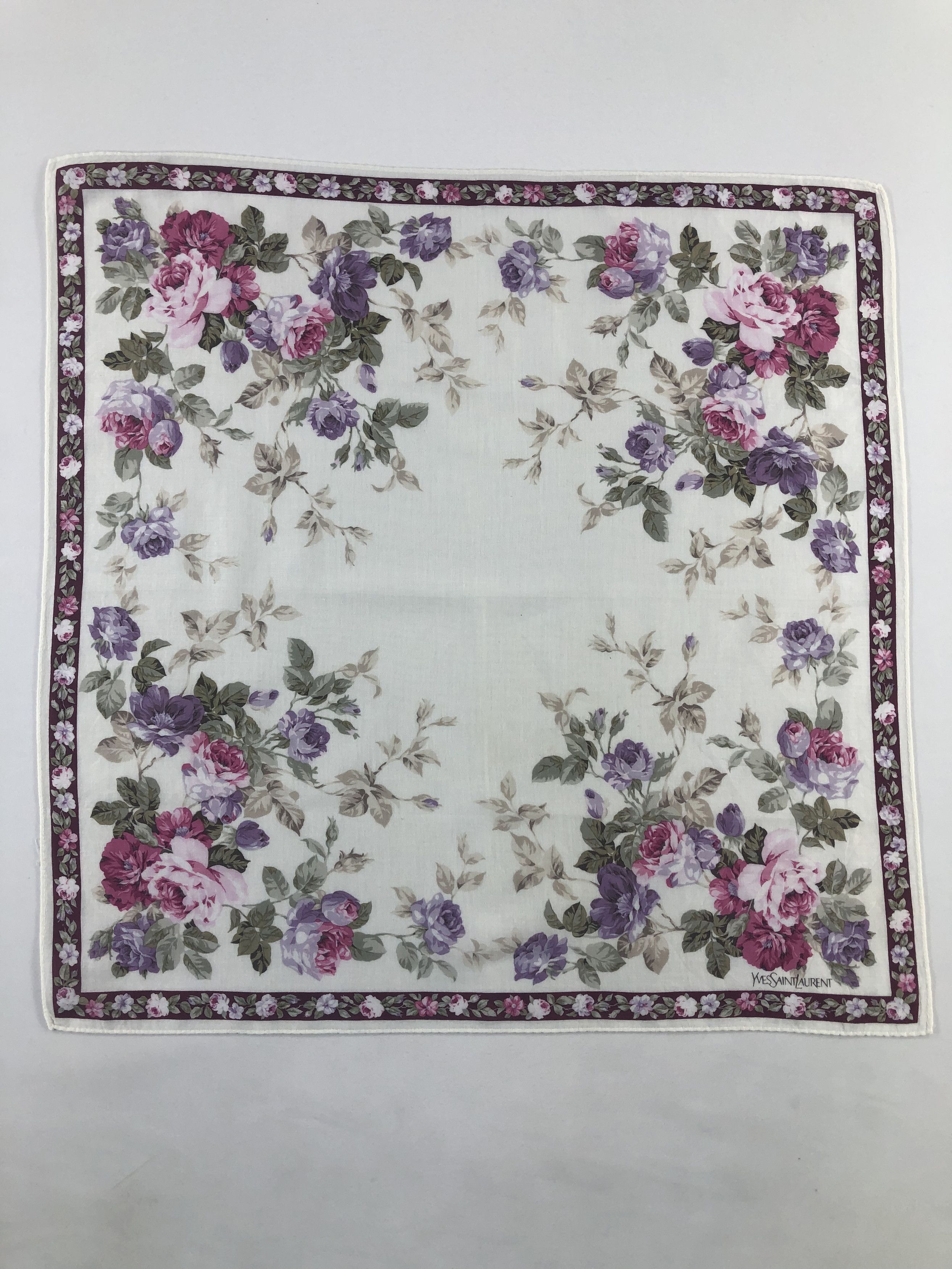 Yves Saint Laurent Yves Saint Laurent Handkerchief / Bandana / Neckerchief Size ONE SIZE - 2 Thumbnail