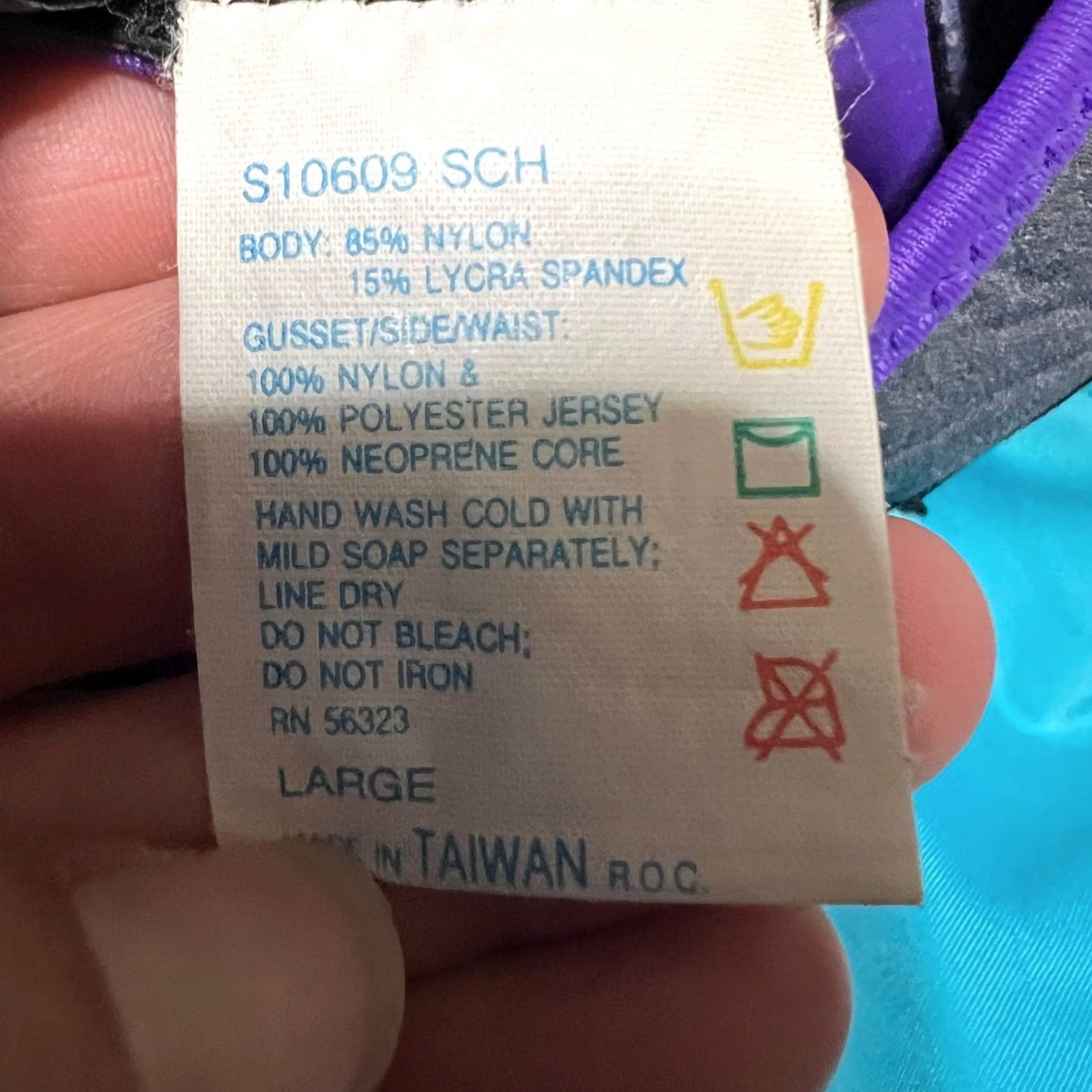 Nike VINTAGE 80’s Nike Aqua Gear Scuba Shorts Wet Suit Surfing Water Sports Women S Purple Athletic Regular Size 28" / US 6 / IT 42 - 6 Thumbnail