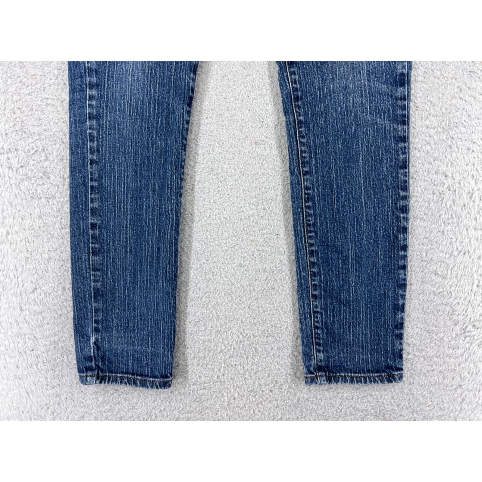Anchor Blue VINTAGE Anchor Blue Women's Skinny Jeans 29x29 Low Rise Denim Stretch Ankle Zip Casual Blue Women's Pant Size 30" / US 8 / IT 44 - 2 Thumbnail