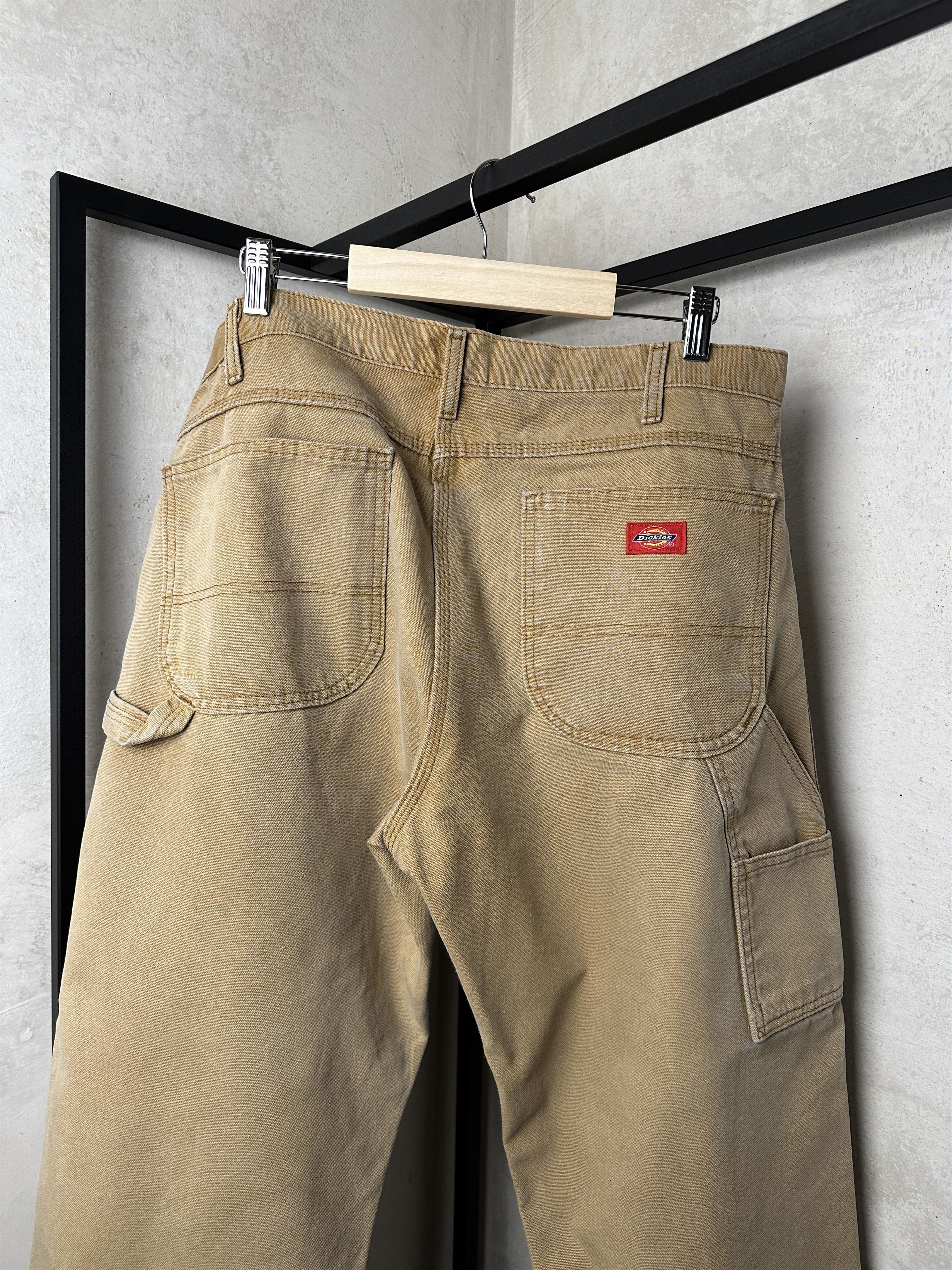 Dickies Dickies Jeans Carpenter Mens Camel Work Builder Pants Size US 36 / EU 52 - 9 Thumbnail