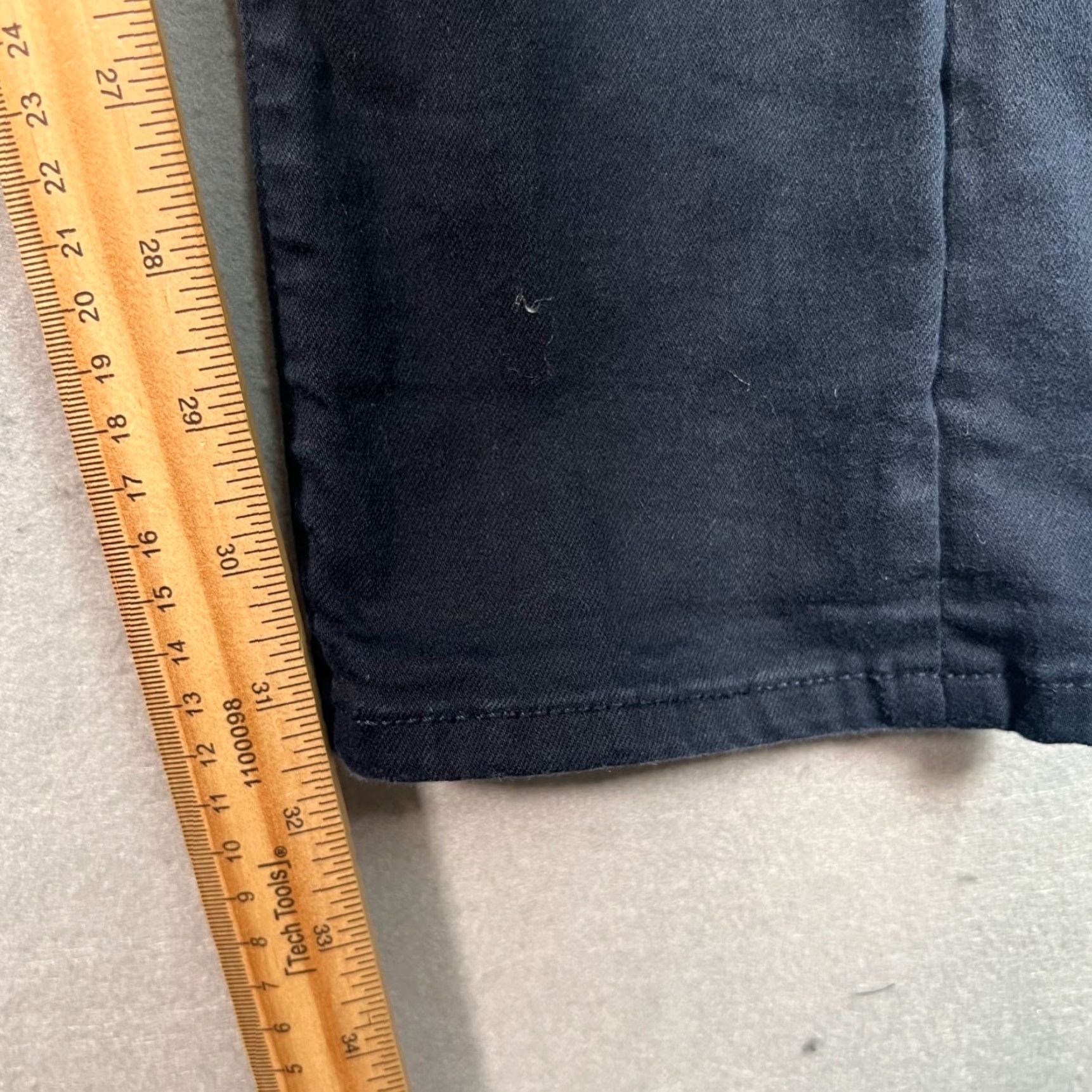 Uniqlo Uniqlo Womens Stretch Skinny Jeans 32 x 34 Navy Blue Cotton Blend Size 24" / US 00 / IT 34 - 7 Thumbnail