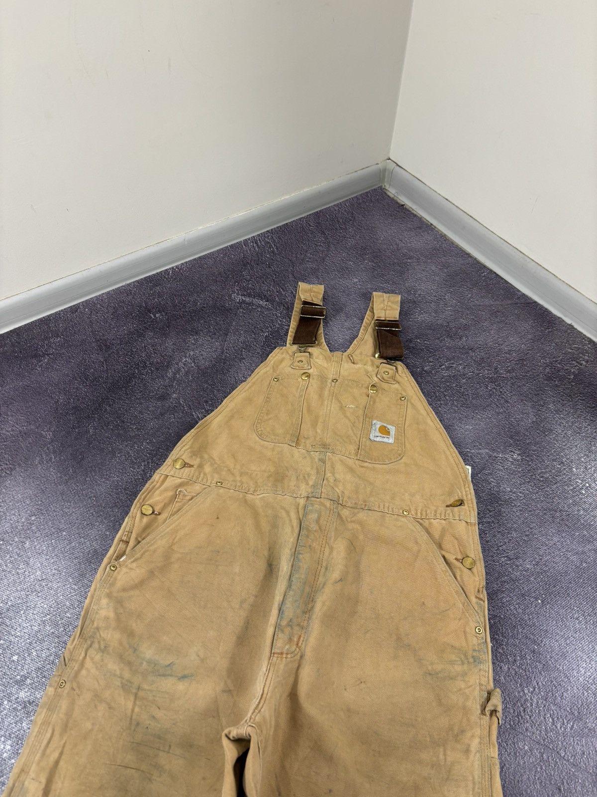 Carhartt Vintage Carhartt Double Knee USA 90s Hype Dad Work Overall Size US 38 / EU 54 - 7 Thumbnail