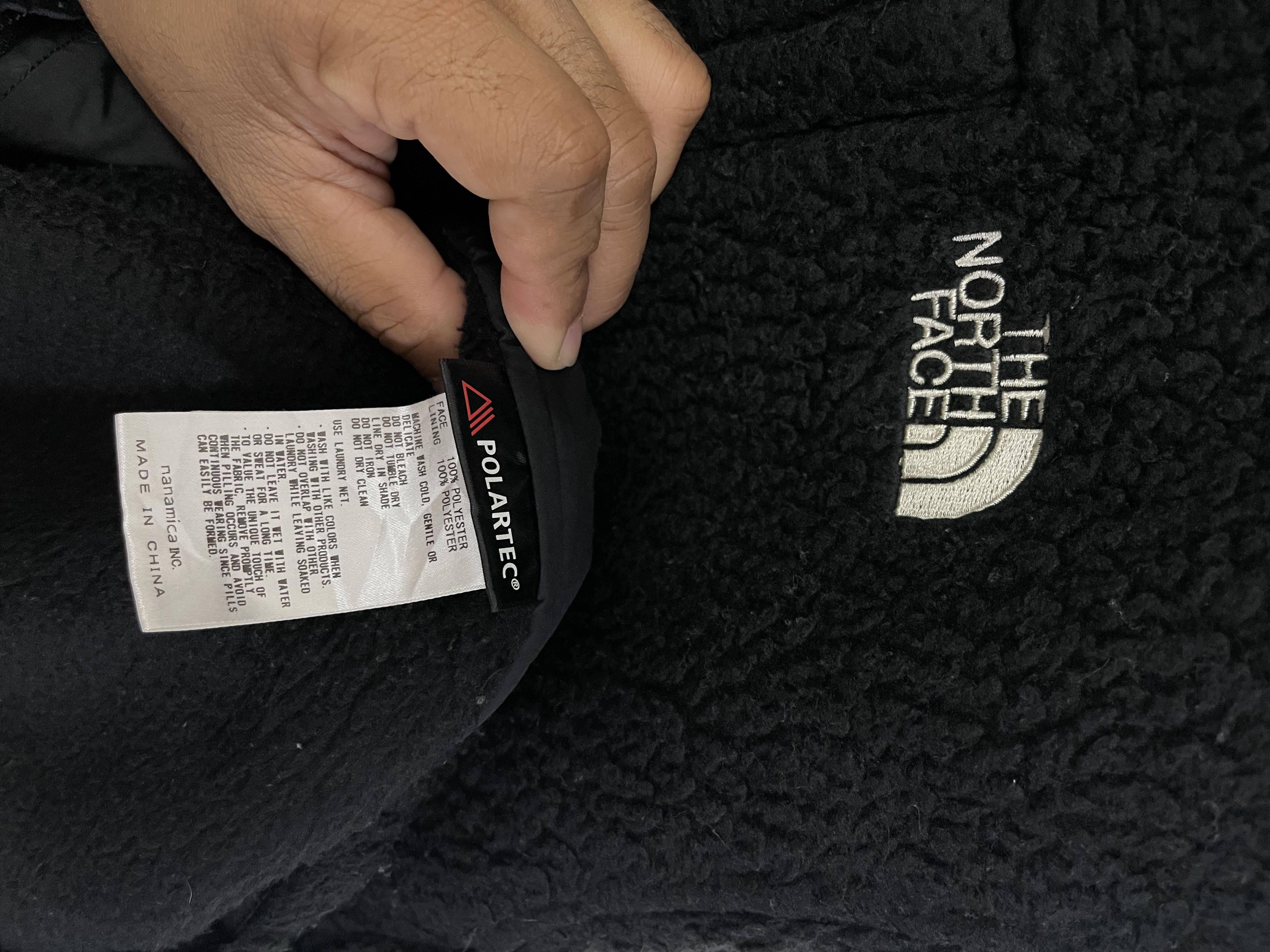 The North Face × Vintage Vintage The North Face Mini Logo Sherpa Winter Long Jacket Size M / US 6-8 / IT 42-44 - 11 Thumbnail