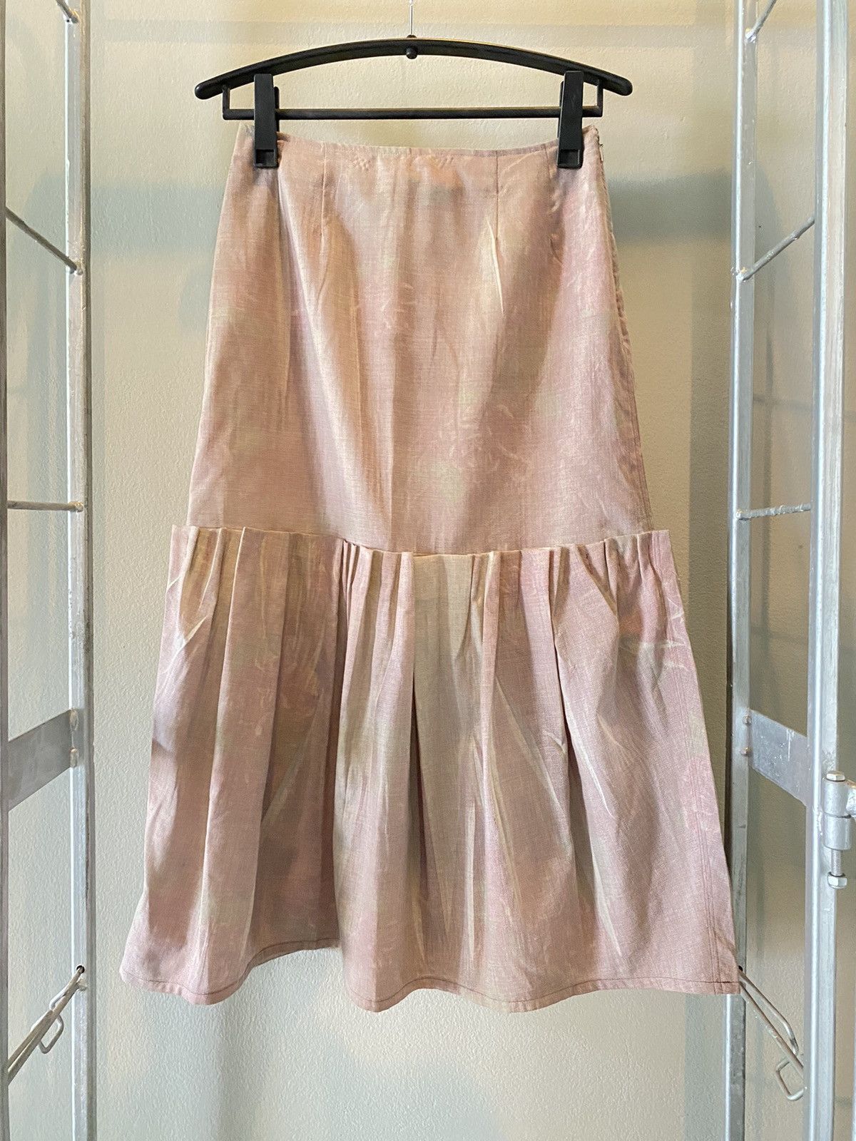 Sunao Kuwahara I.S. sunao kuwahara Avant-garde Layered Printed Skirt Size 27" / US 4 / IT 40 - 10 Thumbnail