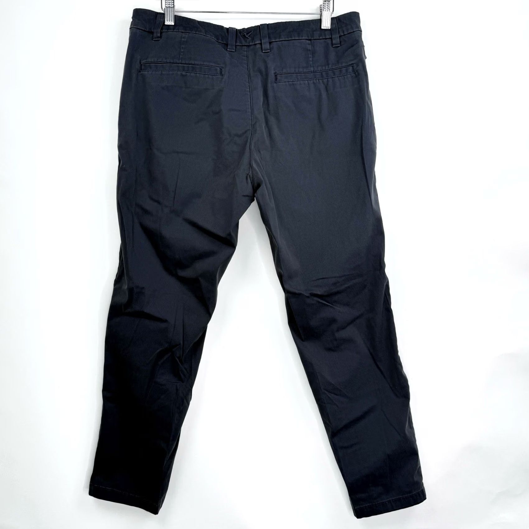 Vintage Birddogs Mens 34x28 Navy Blue Chino Lined Performance Tapered Pants 34x26 Slim Boyfriends? (adjusted) Size US 34 / EU 50 - 7 Thumbnail