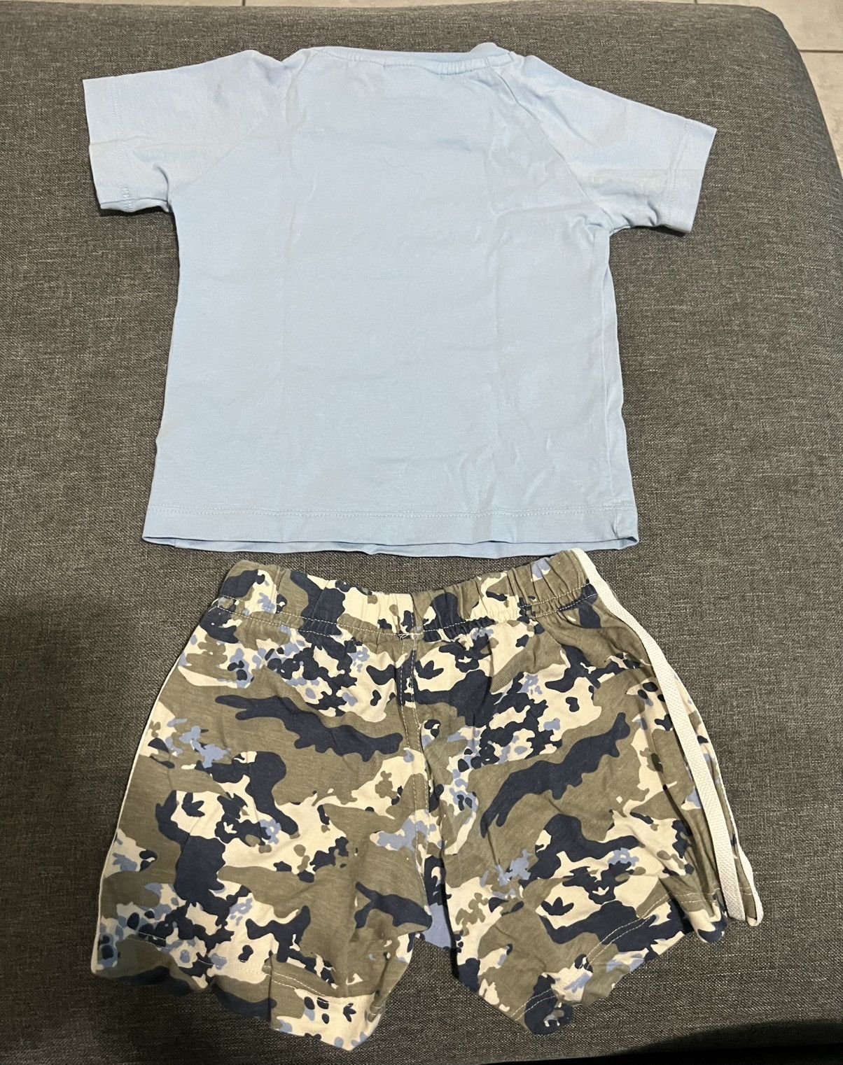 Adidas Adidas Kids Camo Short Tee Set Size 6-9M Size US XXS / EU 40 - 3 Thumbnail