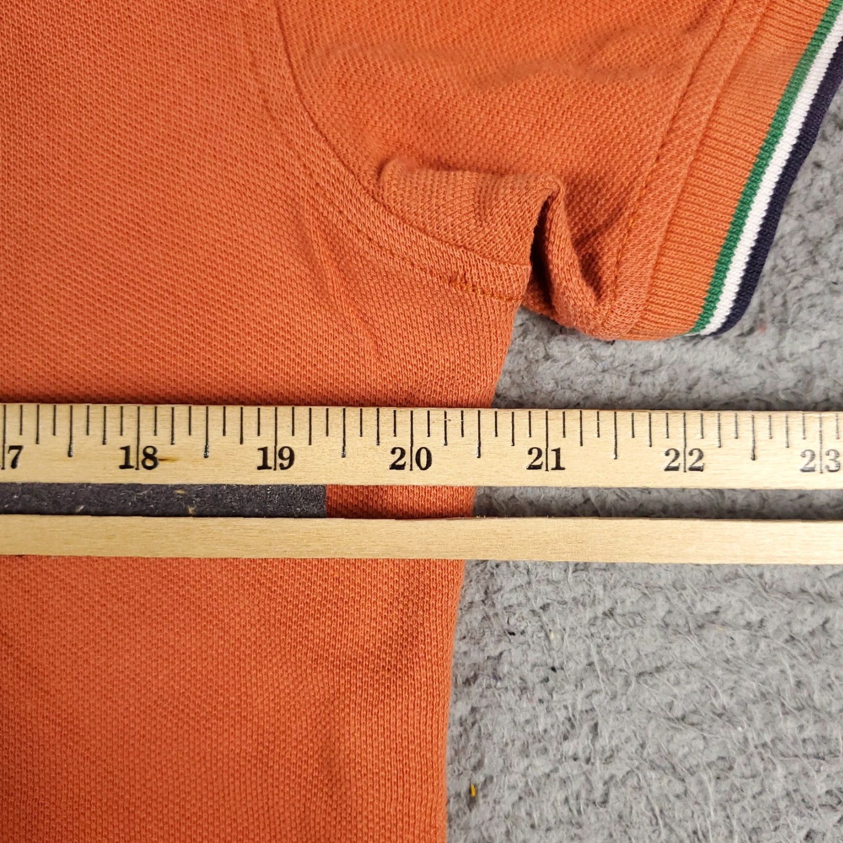 Tommy Hilfiger Tommy Hilfiger Polo Shirt Mens Small Orange Casual Short Sleeve Activewear Size US S / EU 44-46 / 1 - 5 Thumbnail