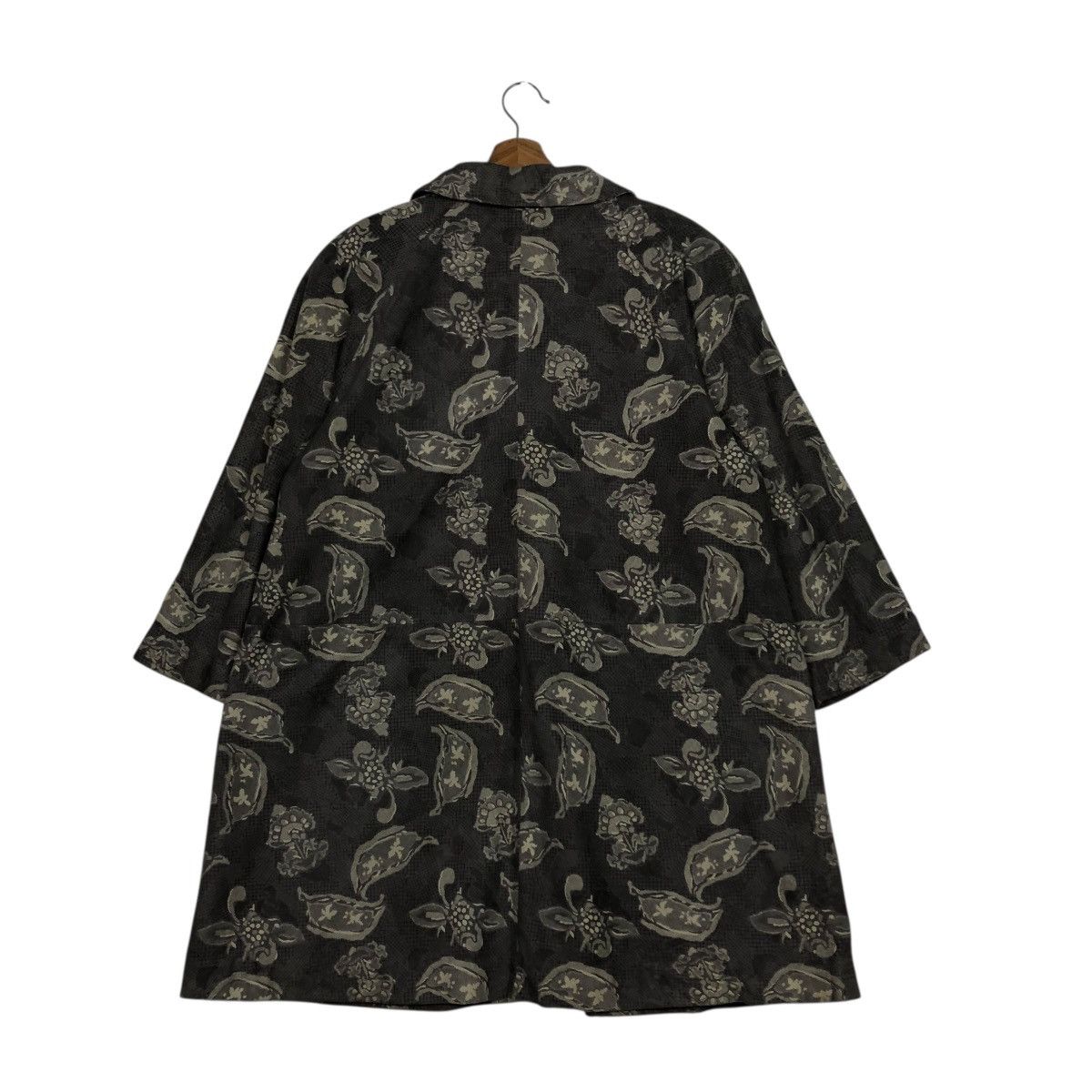 Japanese Brand 🔥VINTAGE LONG JACKET OVERPRINT YUKI BELLE ISSEY MIYAKE Size M / US 6-8 / IT 42-44 - 11 Thumbnail