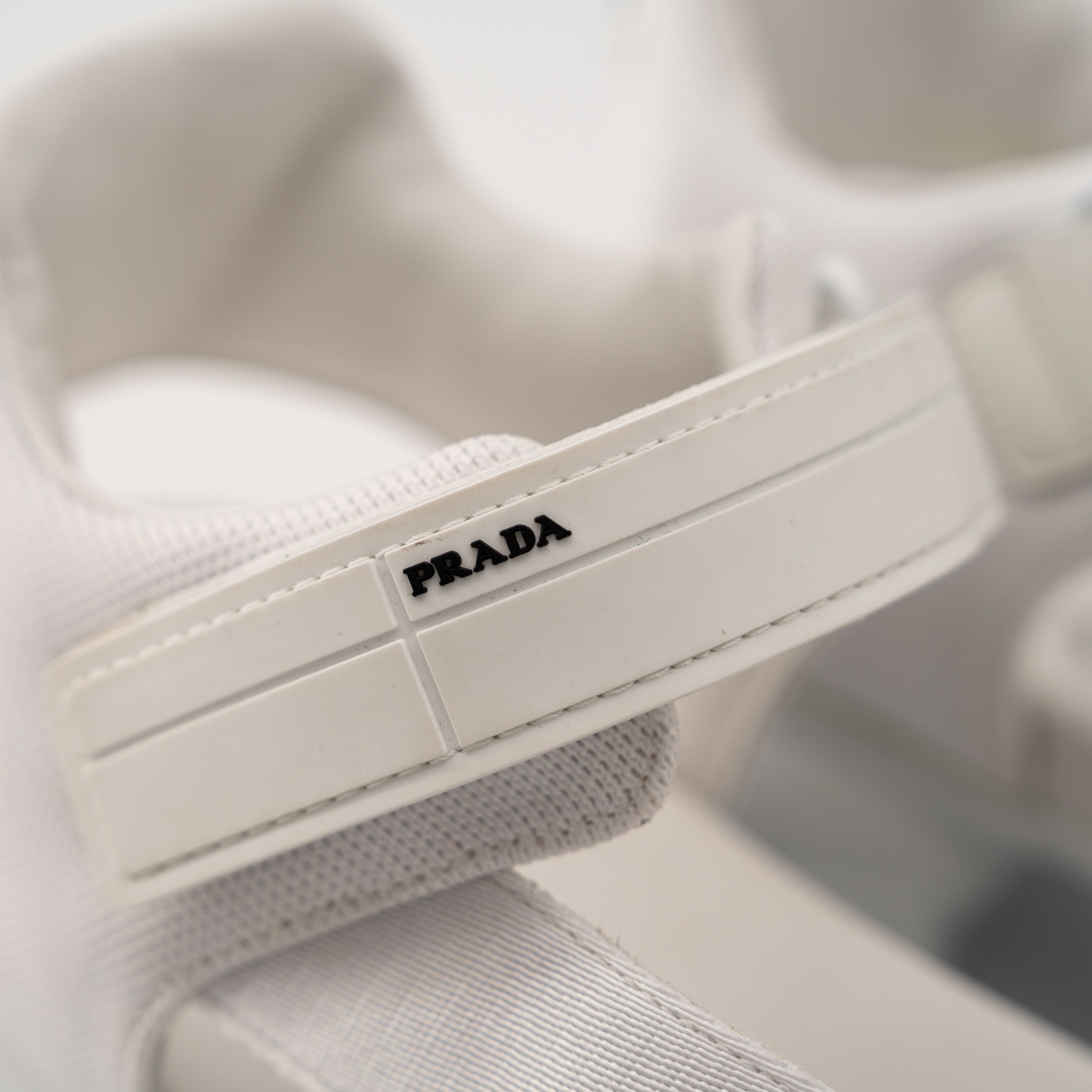 Prada 8 / 9us Prada Cloudbust Thunder Sandal White Re-Nylon Size US 9 / EU 42 - 7 Thumbnail