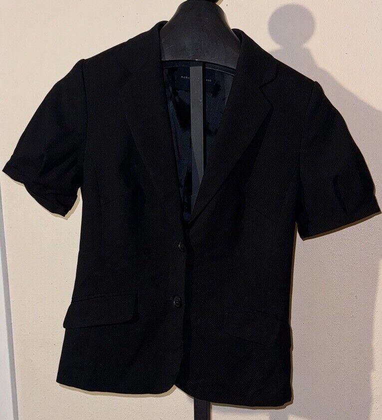 Banana Republic Banana Republic Black Stretch Wool Blend Jacket Sz 6 Size M / US 6-8 / IT 42-44 - 3 Thumbnail