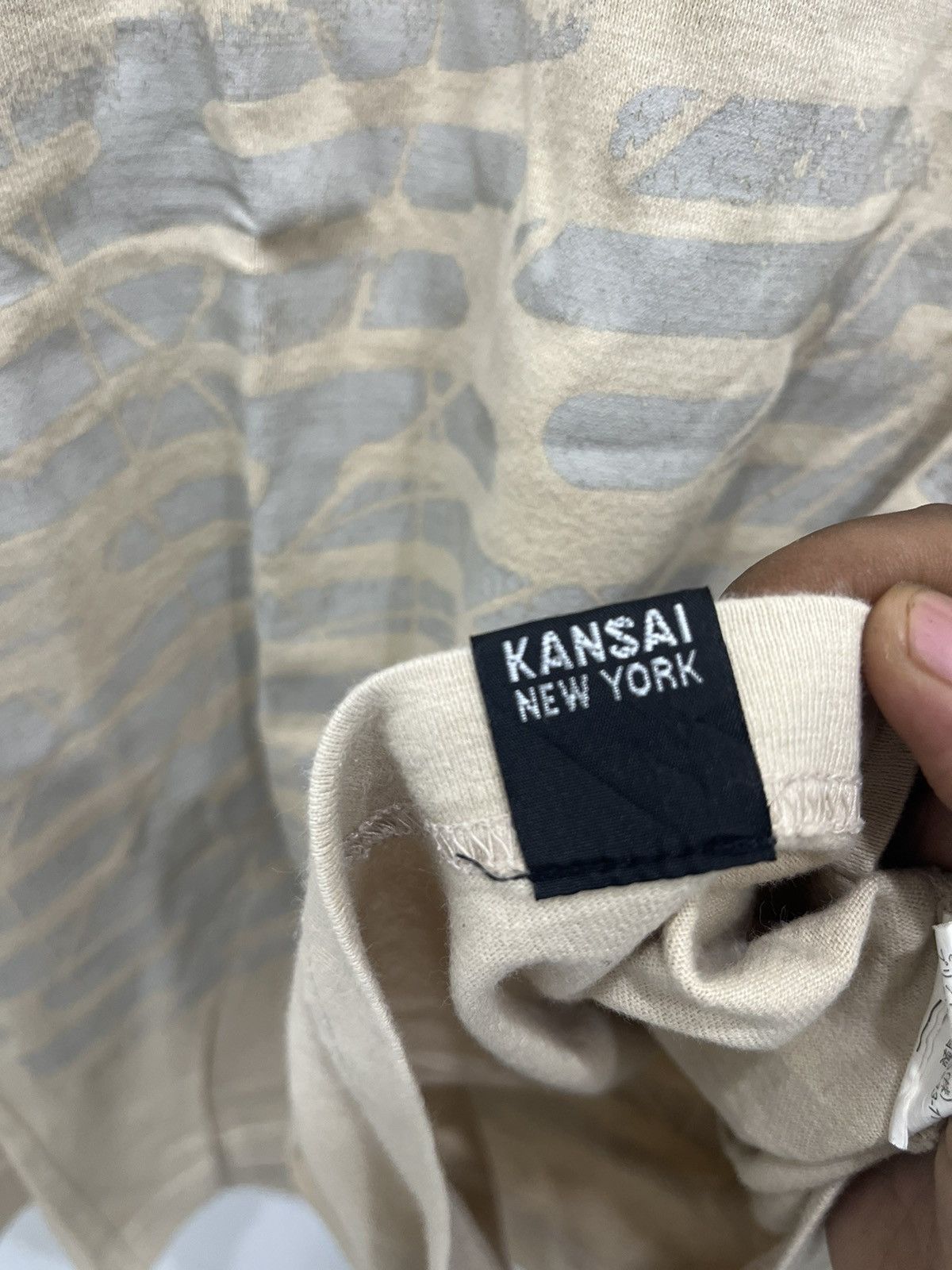 Japanese Brand Kansai Newyork Poem Japanese Style Long Sleeve Tees Size US M / EU 48-50 / 2 - 8 Thumbnail