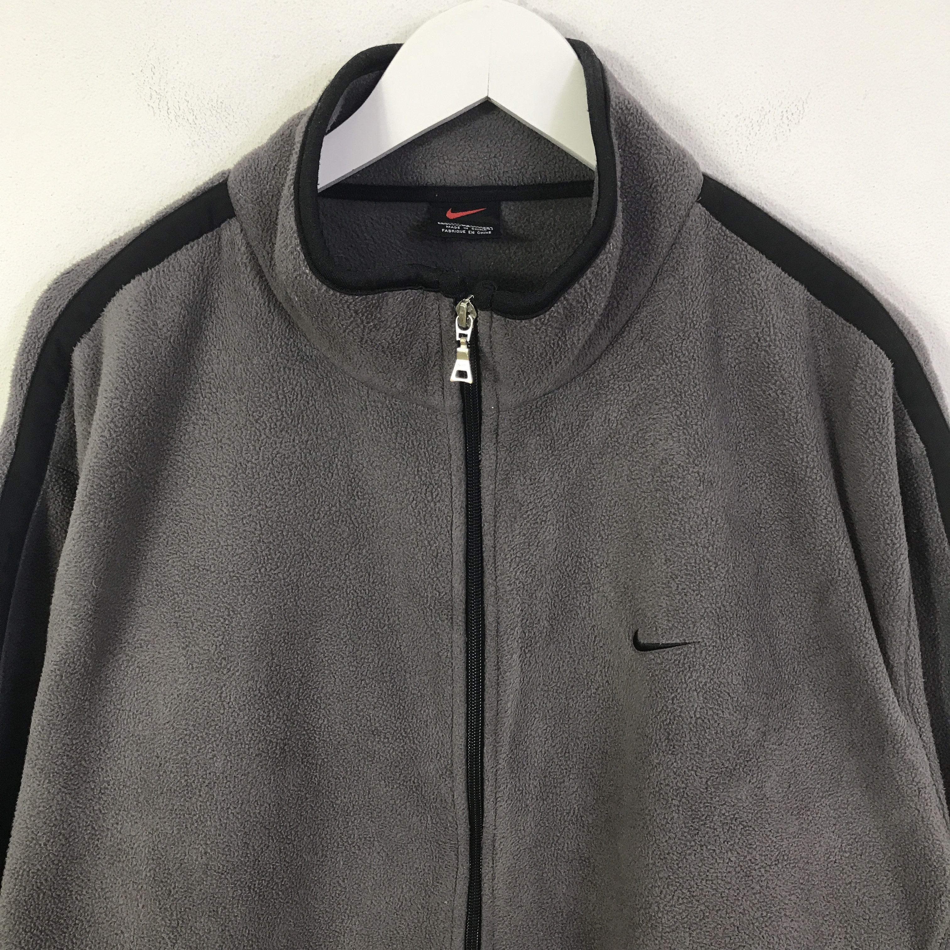 Nike Vintage Nike sports Fleece jacket K99B5 Size US XL / EU 56 / 4 - 2 Thumbnail