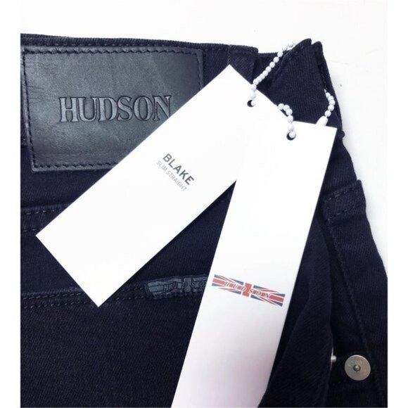 Hudson Hudson Jeans Mens Black Denim Blake Slim Fit Straight Leg Je Size US 30 / EU 46 - 4 Thumbnail