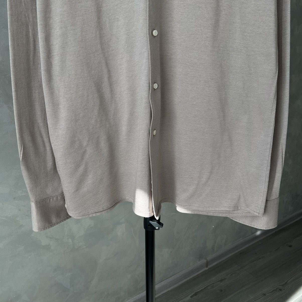 Boggi 💵 Boggi Milano Oldmoney Slim Fit Beige Shirt Size US XL / EU 56 / 4 - 4 Thumbnail