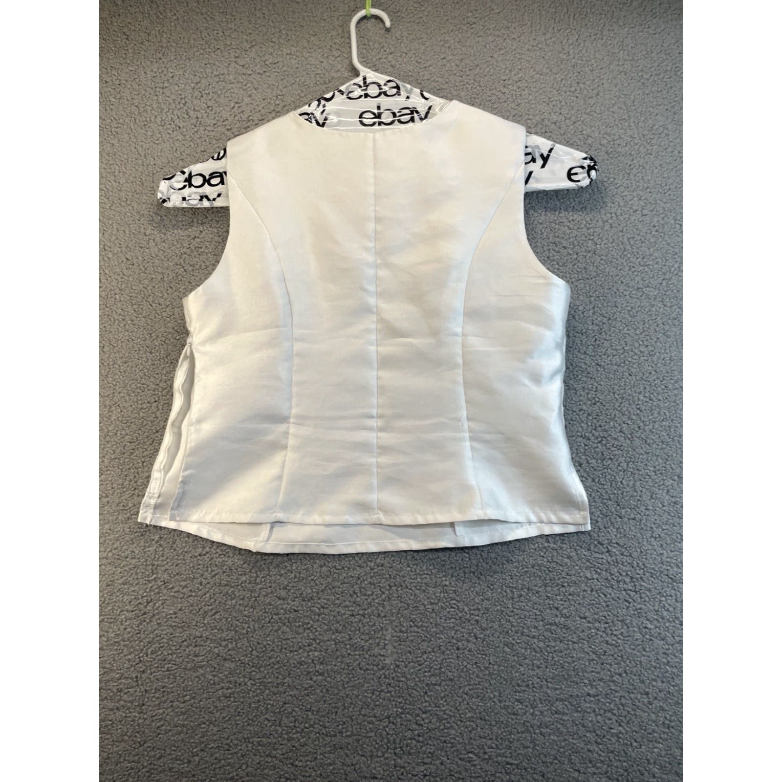 Vintage Lily & Taylor White Tank Top Womens Scoop Neck Pullover 12 Size XL / US 12-14 / IT 48-50 - 5 Thumbnail