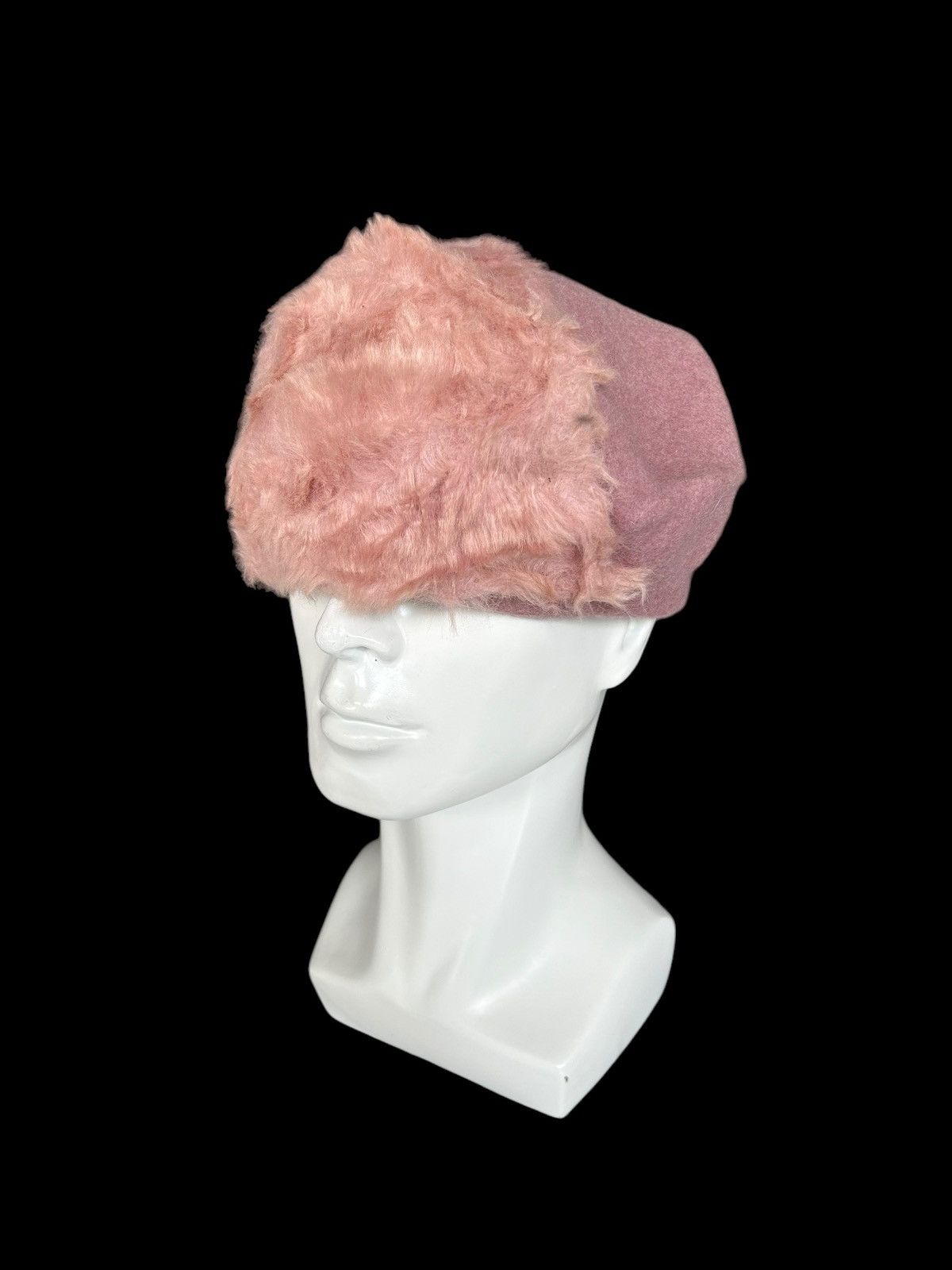 Japanese Brand × Kapital × Vintage Japanese Style Half Fur Hats Rare Design 🎌☠️☠️ Size ONE SIZE - 4 Thumbnail