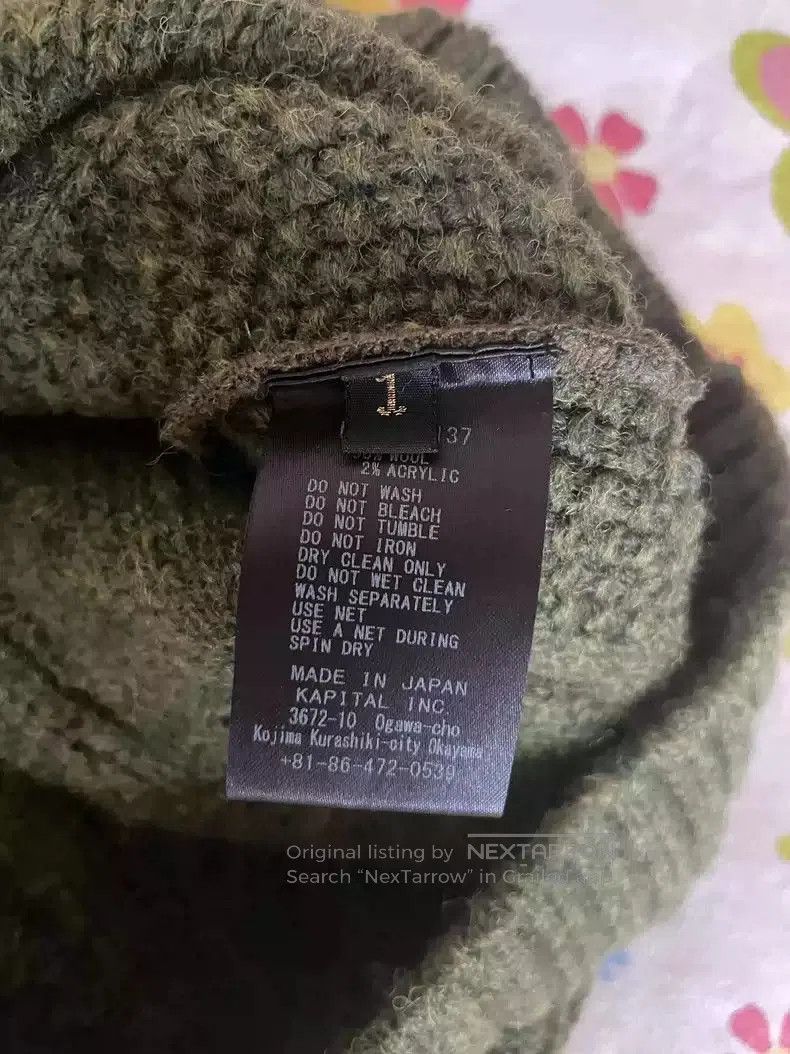Kapital kapital Smiling pure wool sweater. Size US S / EU 44-46 / 1 - 4 Thumbnail
