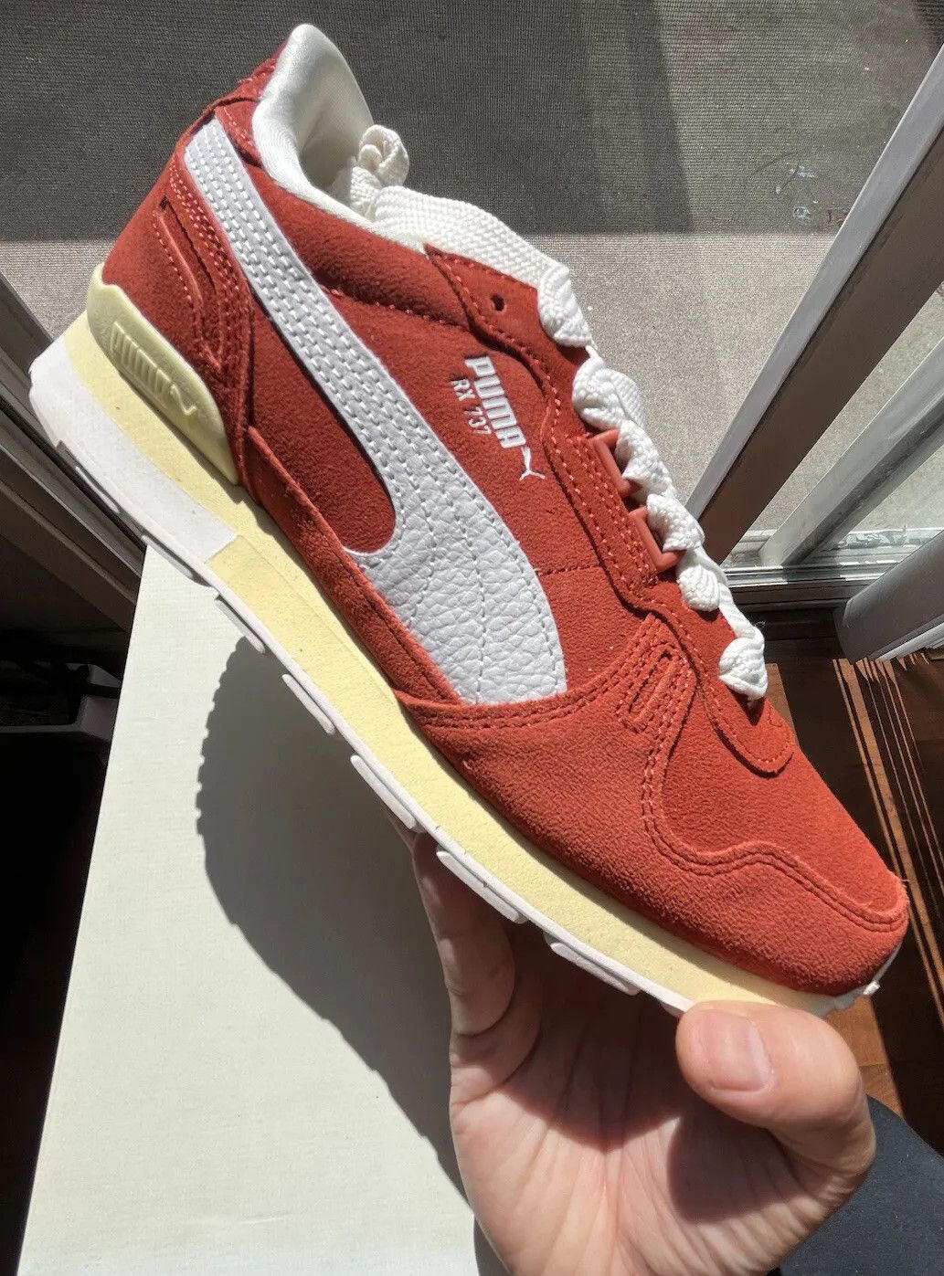 Puma PUMA RX 737 Suede Orange Size 8 Brand New Size US 8 / EU 41 - 1 Thumbnail