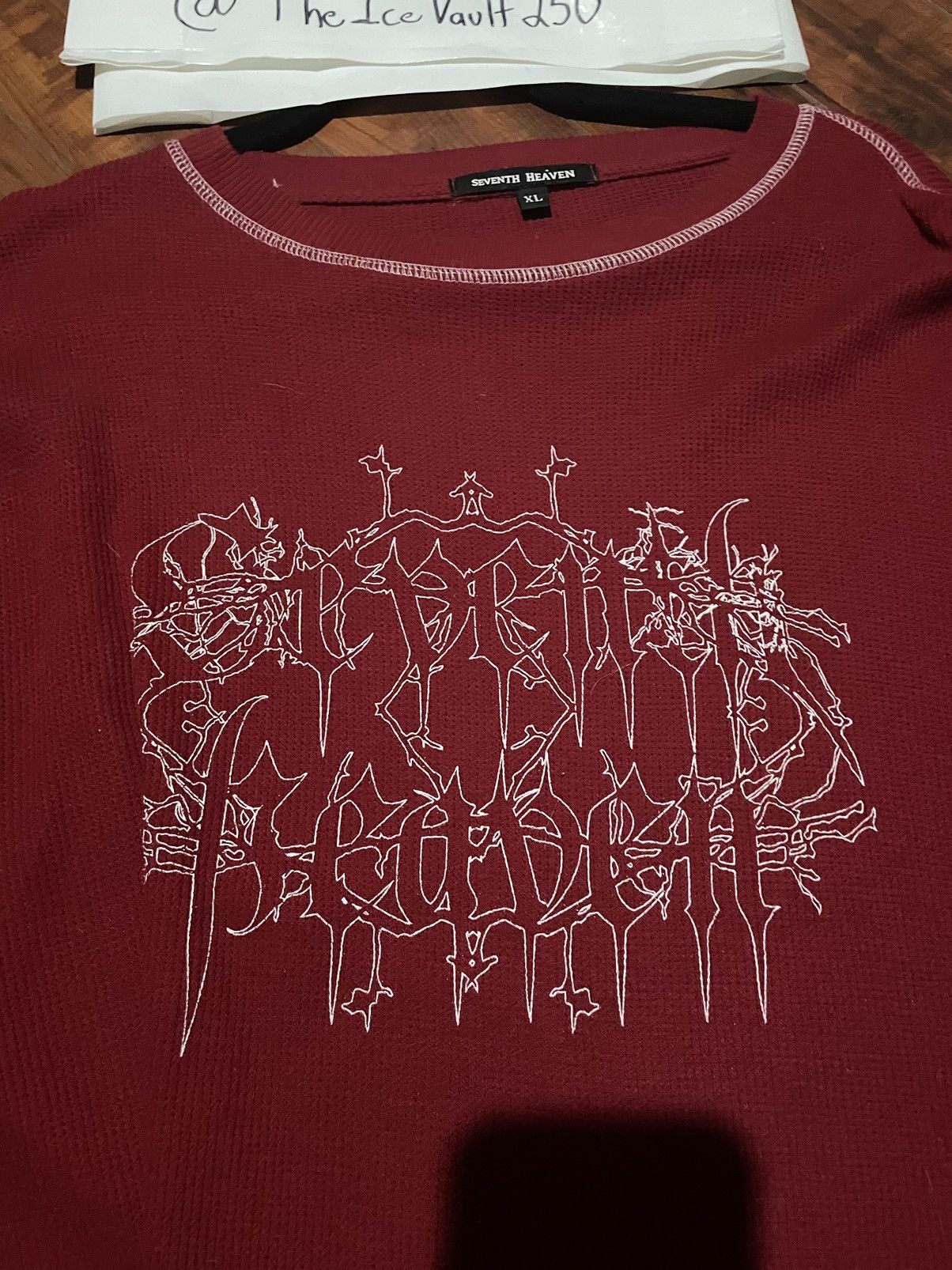 image of Seventh Heaven Long Sleeve in Red, Men's (Size XL)