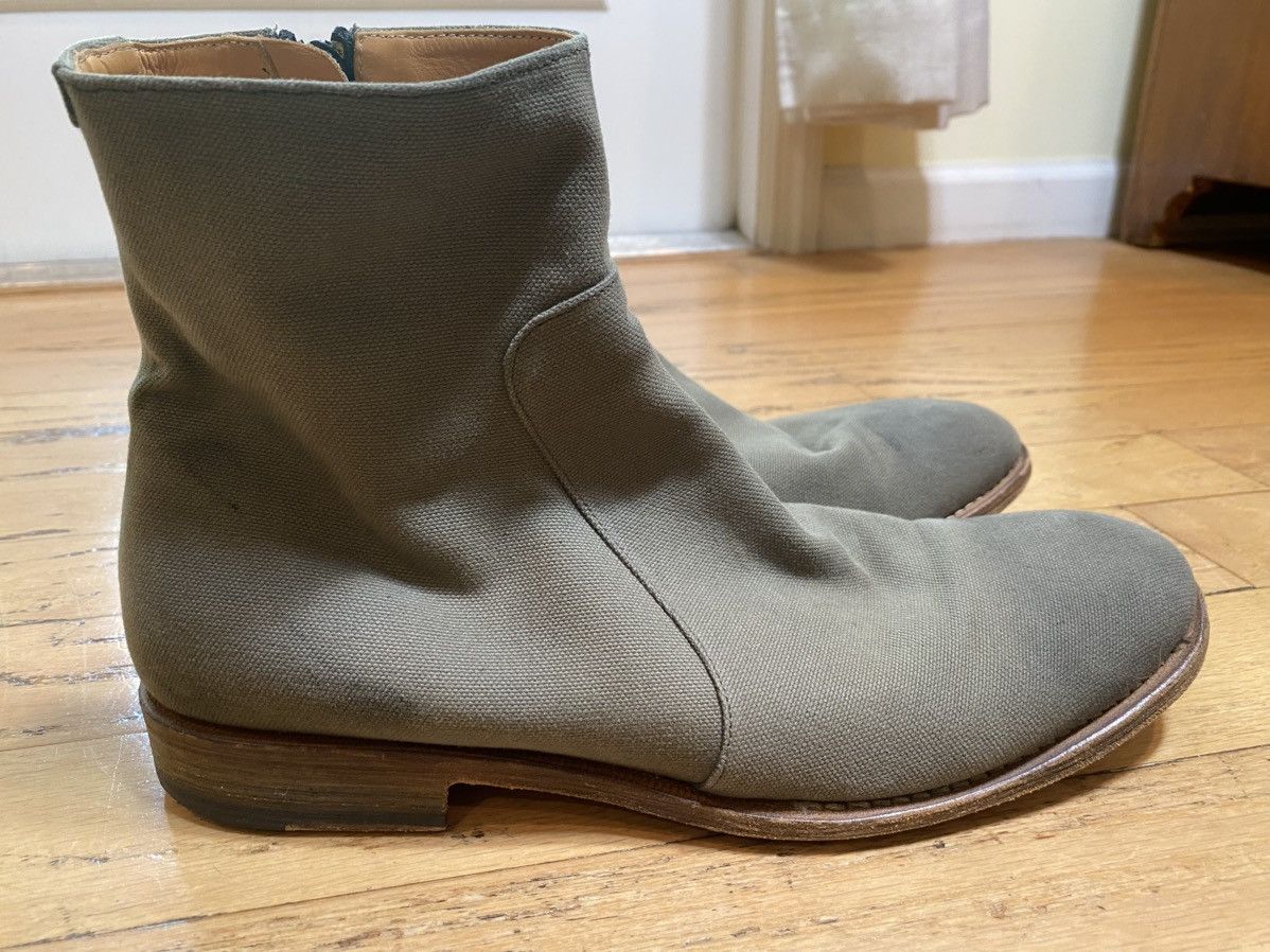 靴 Maison Martin Margiela 22 Side zip Boots Maison Margiela Boots Leather Black Side Zip Ankle Boots