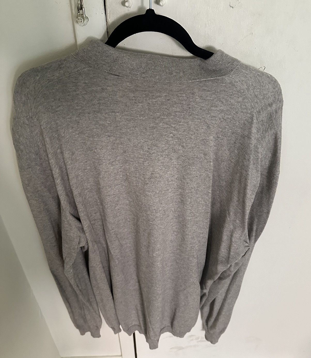 Ermenegildo Zegna Ermenegildo Zenga Long Sleeve Polo Size US XXL / EU 58 / 5 - 4 Thumbnail